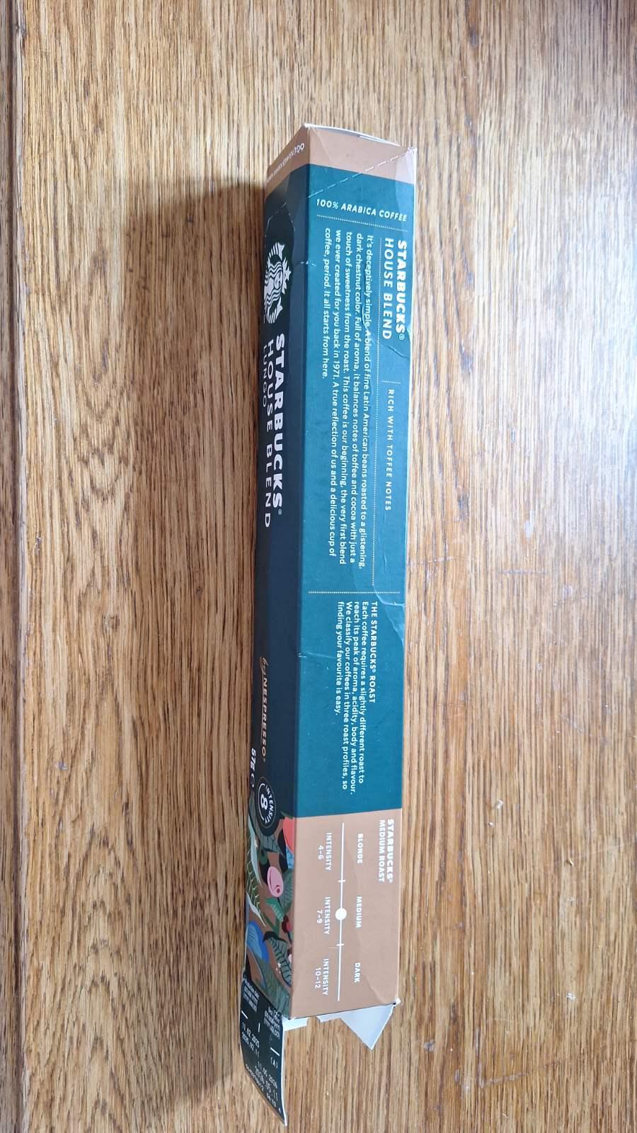 Фото: Кава в капсулах STARBUCKS Nespresso House Blend 10 шт., надіслане користувачем Олена Кава в капсулах STARBUCKS Nespresso House Blend 10 шт. у реальних умовах використання від користувача Олена.