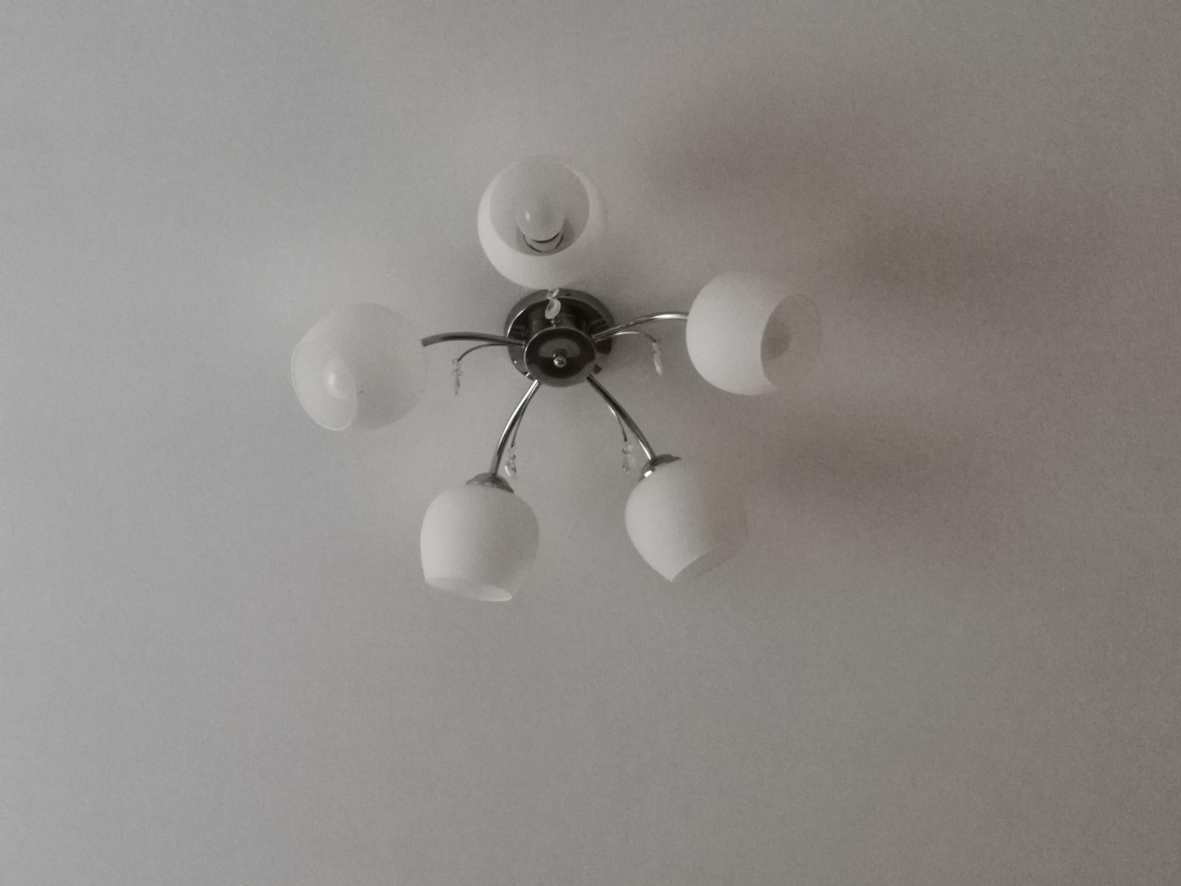 Люстра стельова Геотон НПБ 02-5х60-938 C392-5 5x60 Вт E27 хром у реальних умовах використання від покупця Инна.