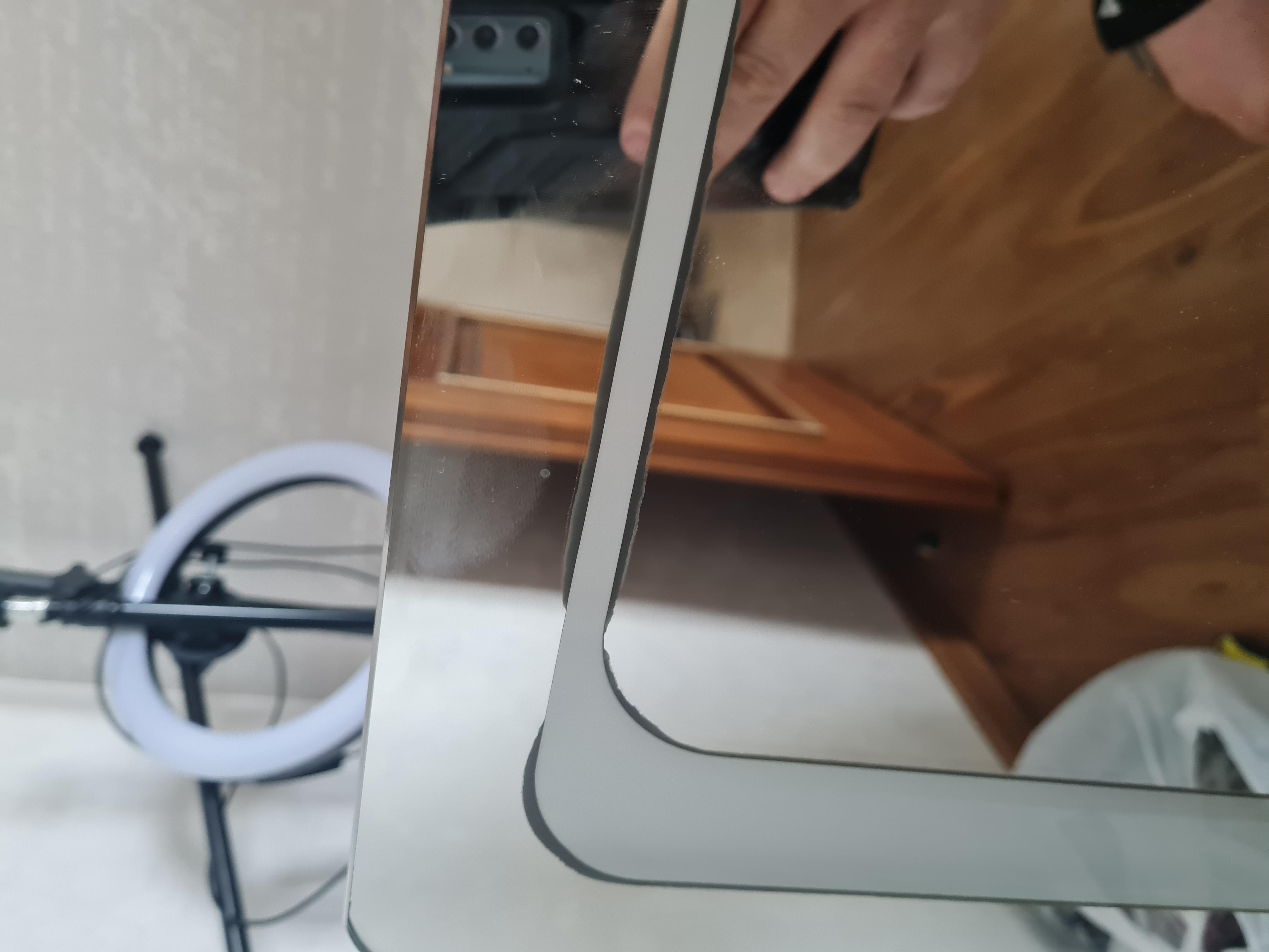 Зеркало Aqua Rodos Омега 80х70 см в реальных условиях использования от пользователя Андрей.