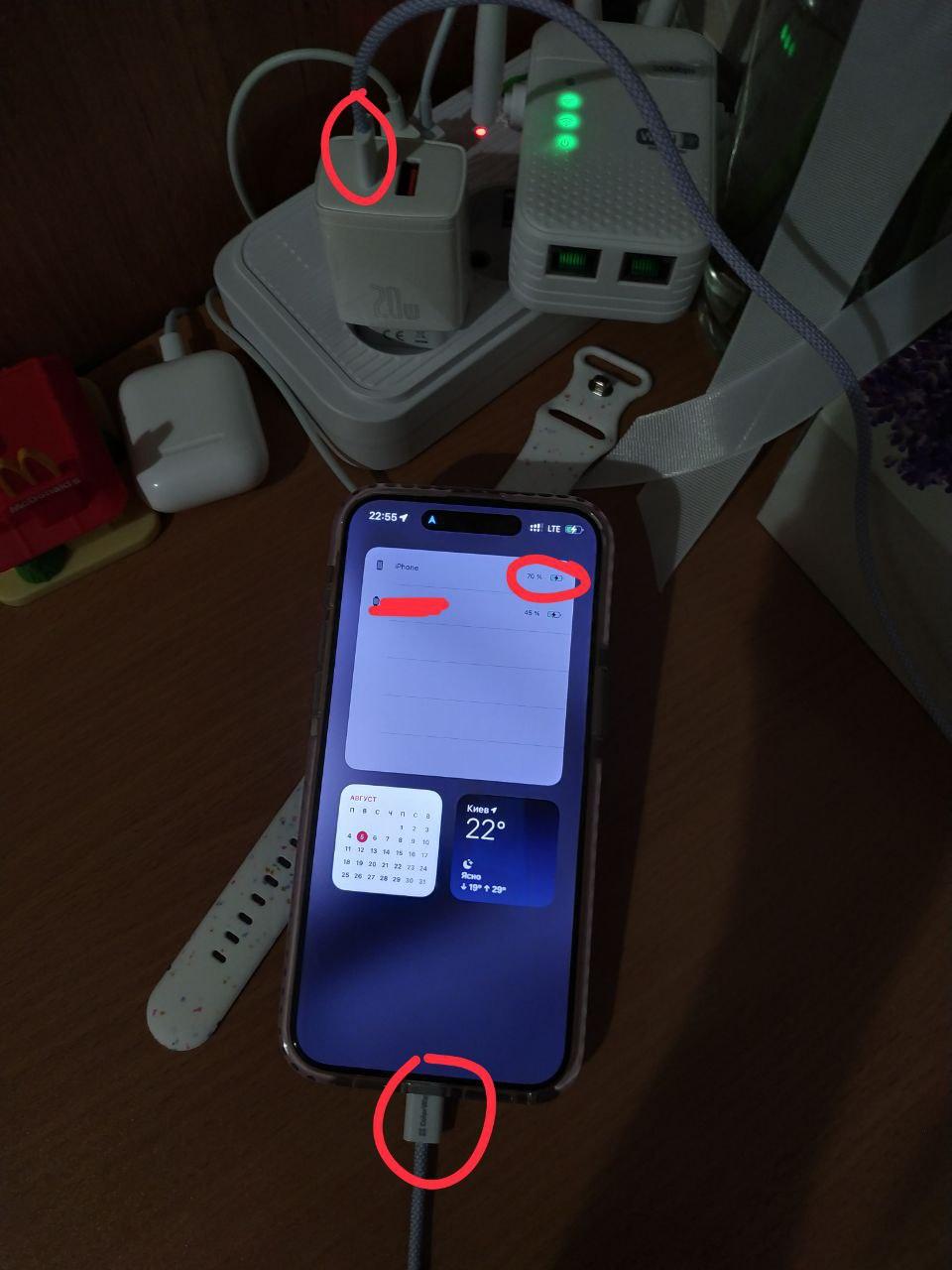 Фото: Фильтр сетевой F09U на 3 розетки 4 USB/Type C 2500 Вт кабель 2 м White, отправлено покупателем Наталія Фильтр сетевой F09U на 3 розетки 4 USB/Type C 2500 Вт кабель 2 м White в реальных условиях использования от покупателя Наталія.