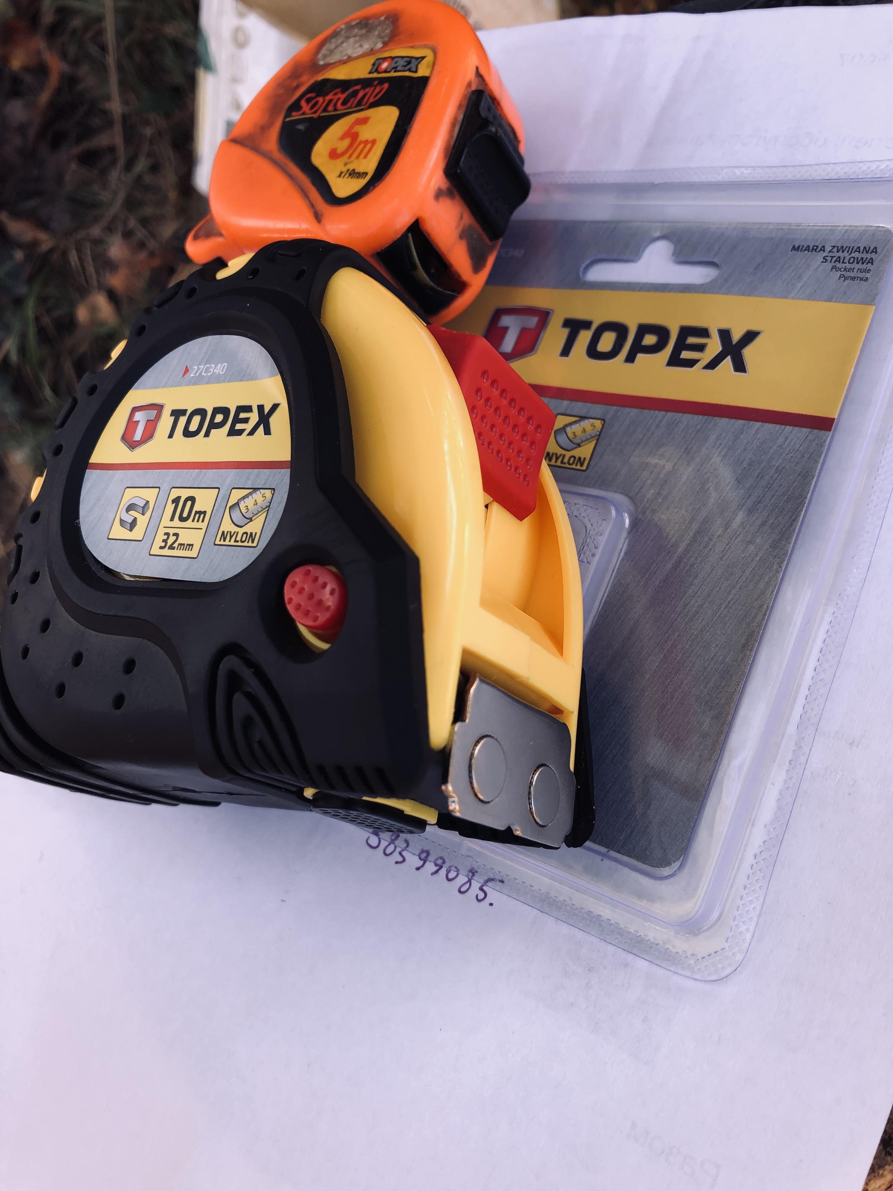 Рулетка Topex Magnetik 27C340 10 м x 32 мм в реальных условиях использования от покупателя Анатолий.