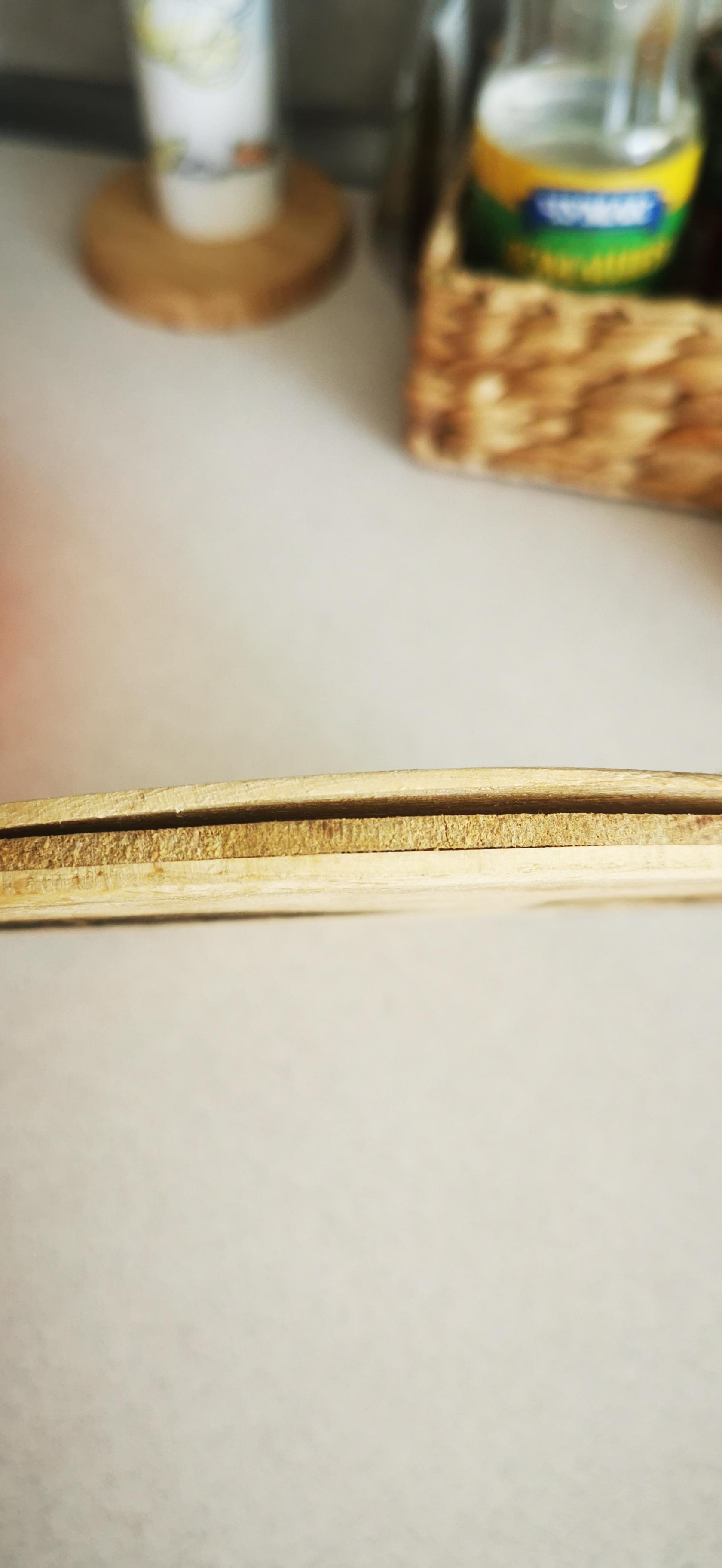 Комплект круглых кухонных досок 2шт. Дуб в реальных условиях использования от покупателя Анна.