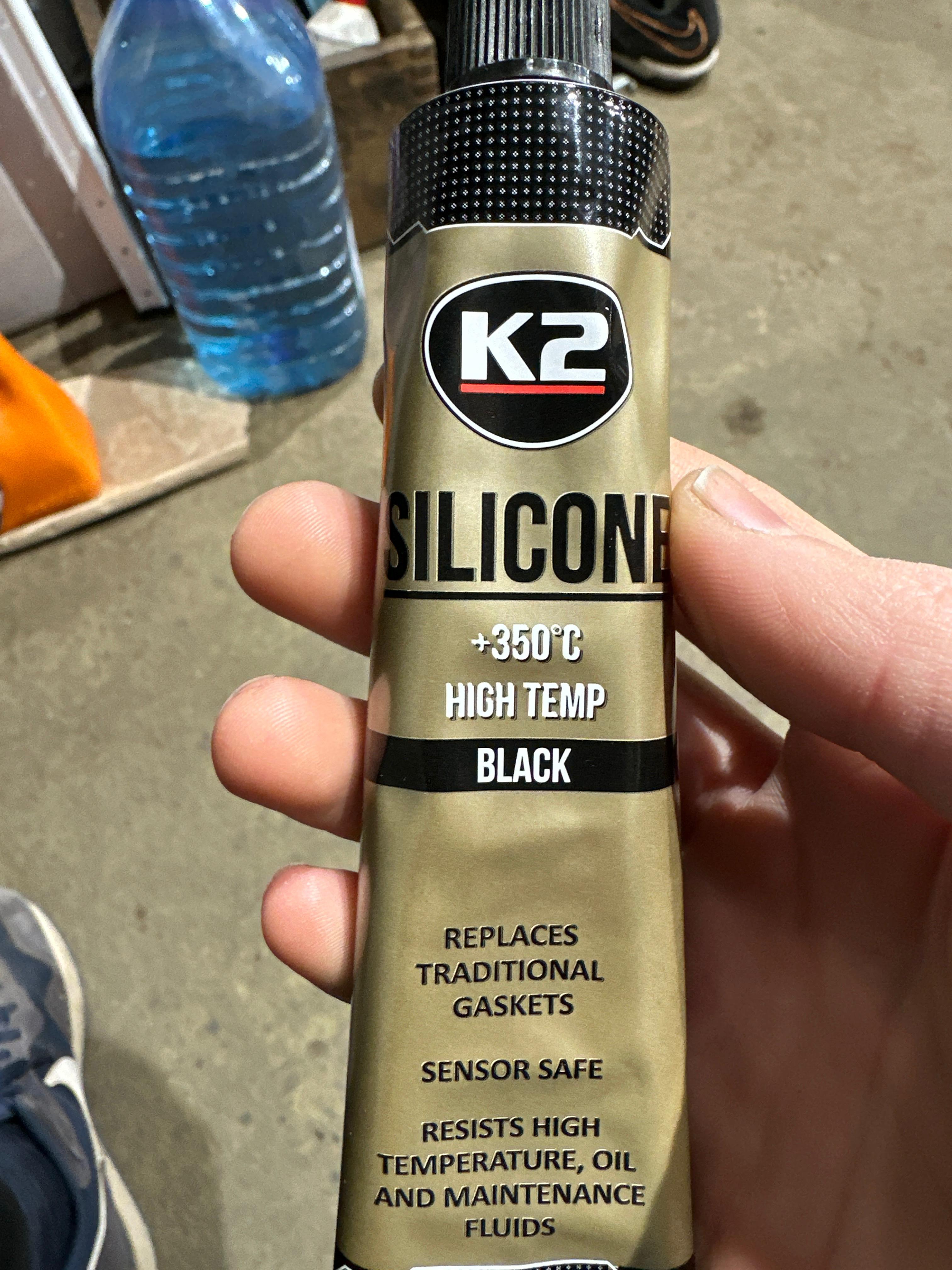 Герметик K2 Sil Red красный 85 г в реальных условиях использования от пользователя Роман.