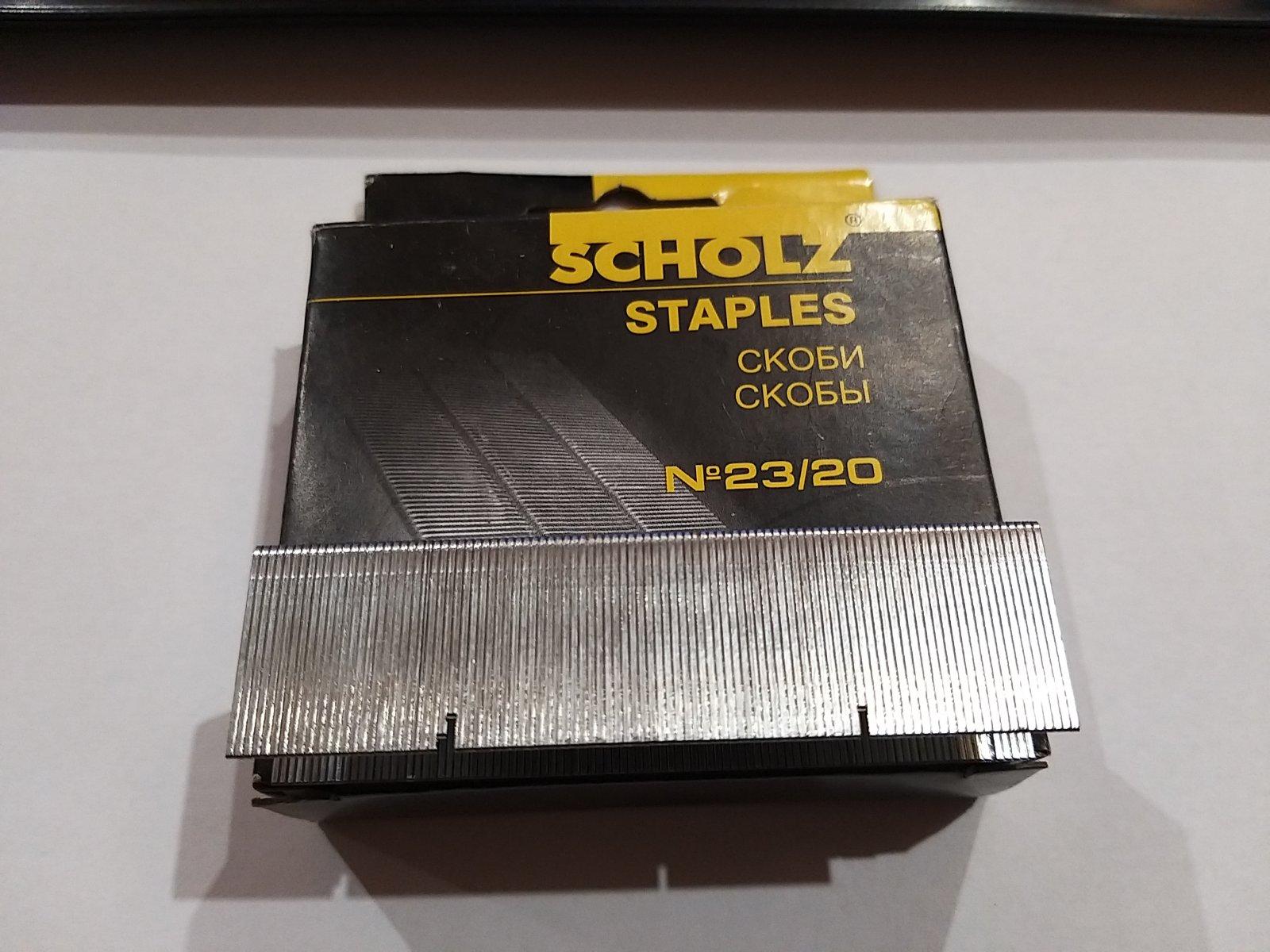 Скоби №23/20 SCHOLZ у реальних умовах використання від покупця Михайло.