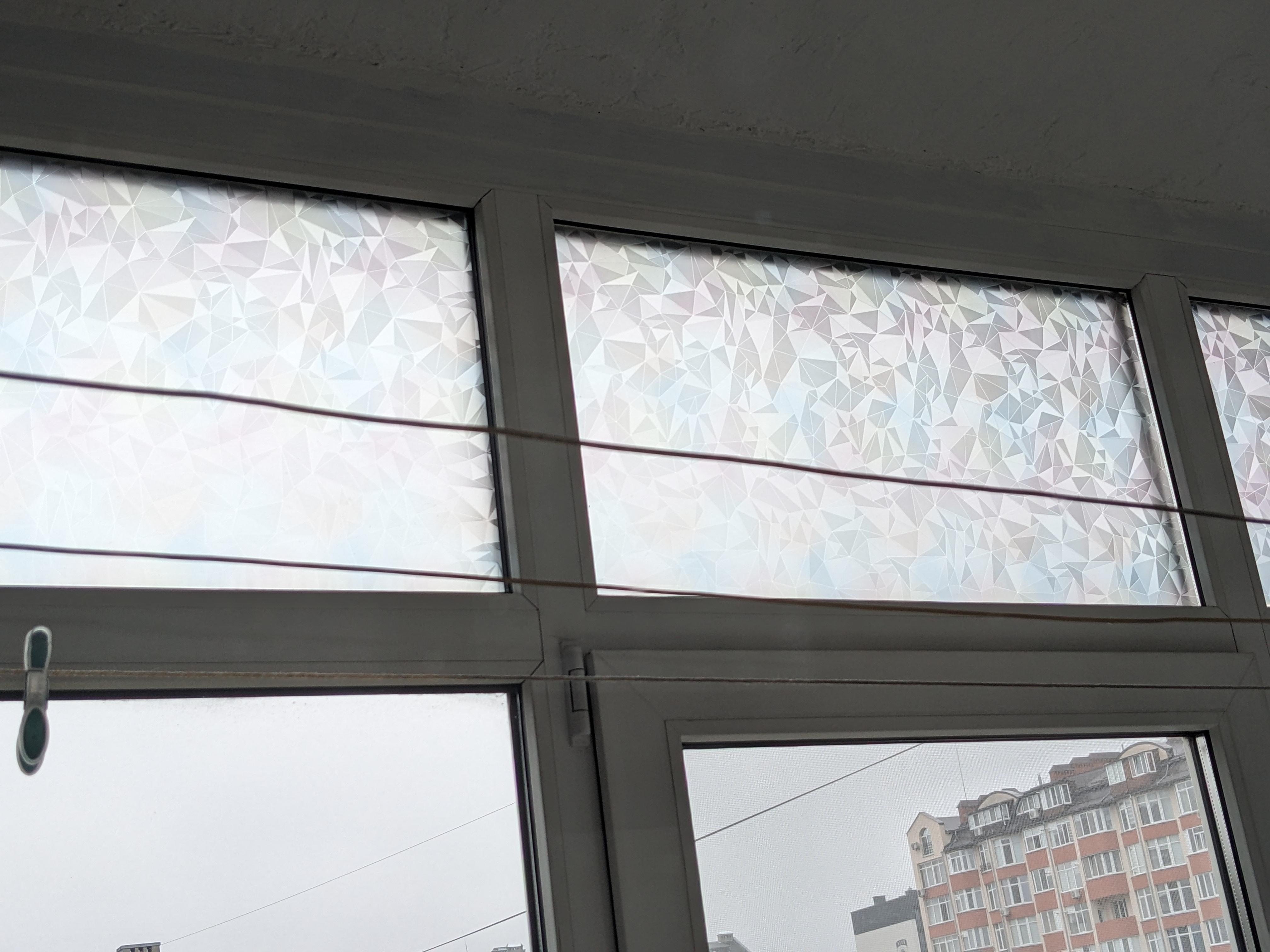 Плівка вітражна статична Bella Vita TM292-PCE50023-0011 різнокольорова 0,7x3 м у реальних умовах використання від покупця Інна.