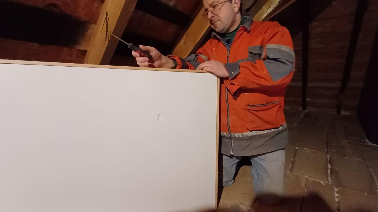 Сходи на горище Bukwood Luxe Standard 120х70 см у реальних умовах використання від покупця Татьяна.