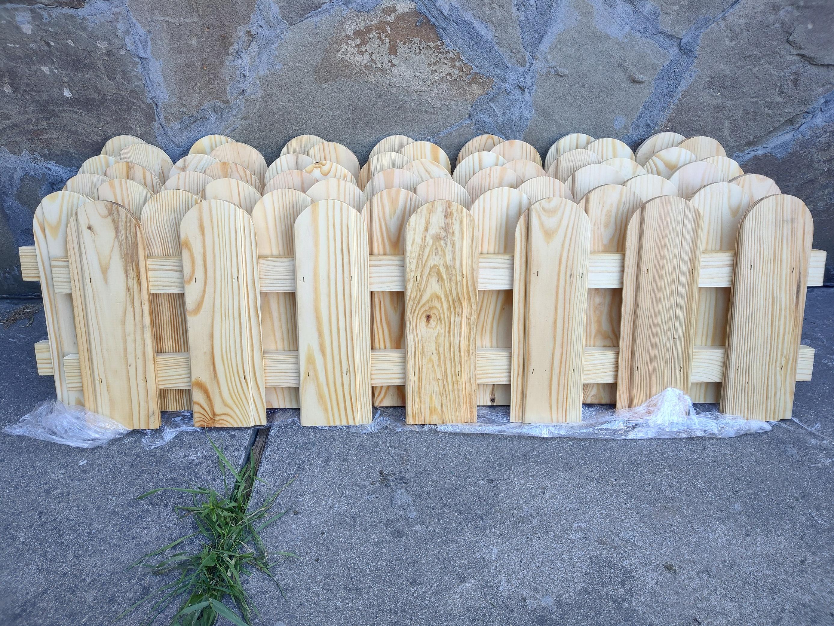 Забор декоративный садовый скругленный 30х100 см (15206586) в реальных условиях использования от покупателя Олена.