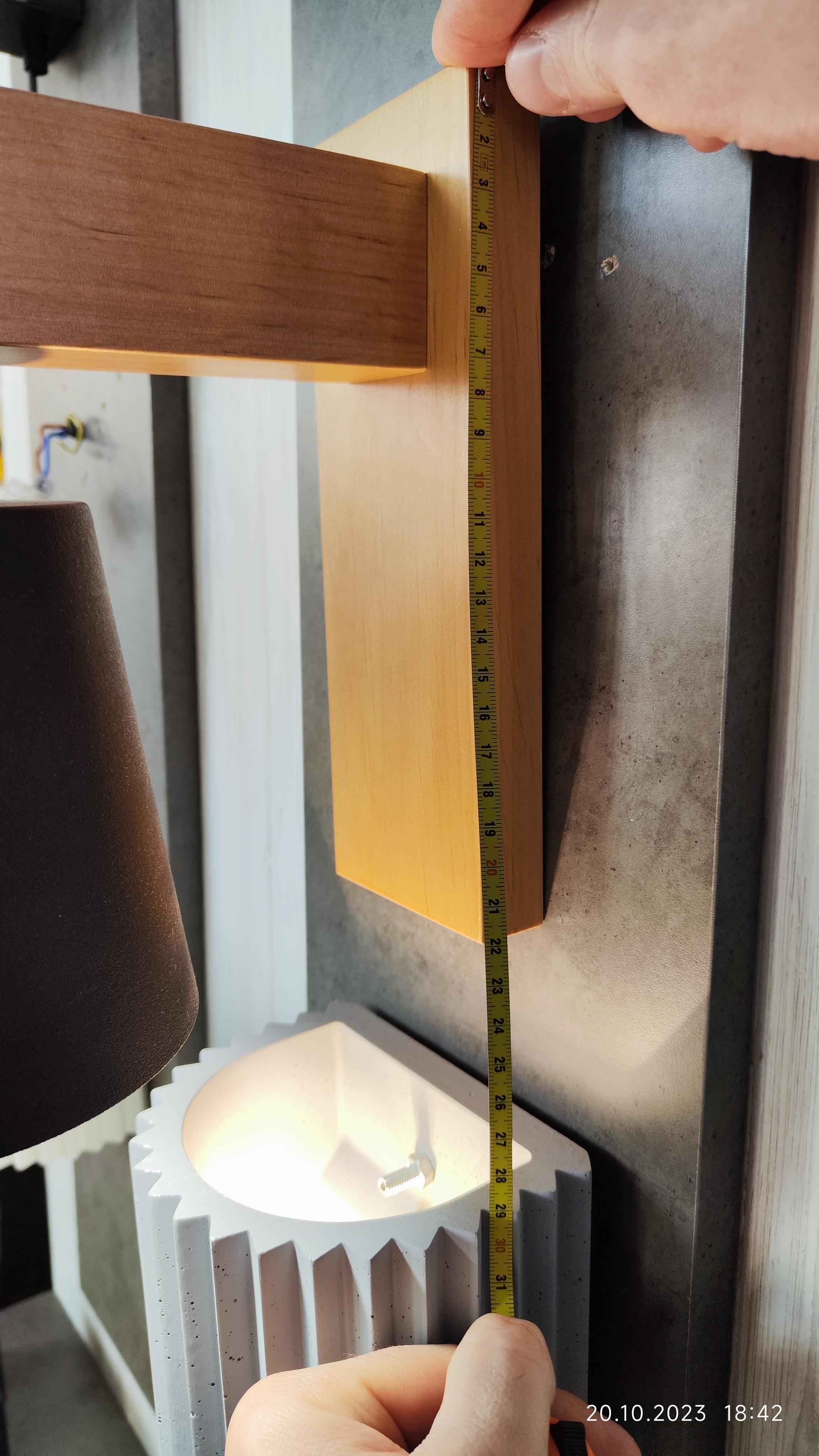 Бра Геотон Крона СТ180-Б1 1x60 Вт E27 дерево светлое 48744 в реальных условиях использования от пользователя Роман.