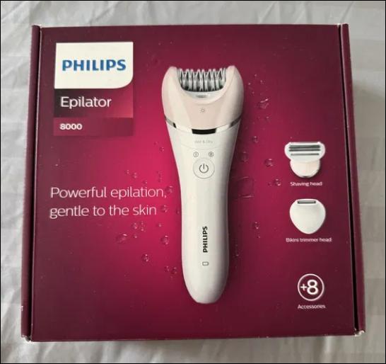 Епілятор Philips Series 8000 BRE721/00 у реальних умовах використання від користувача Саша.
