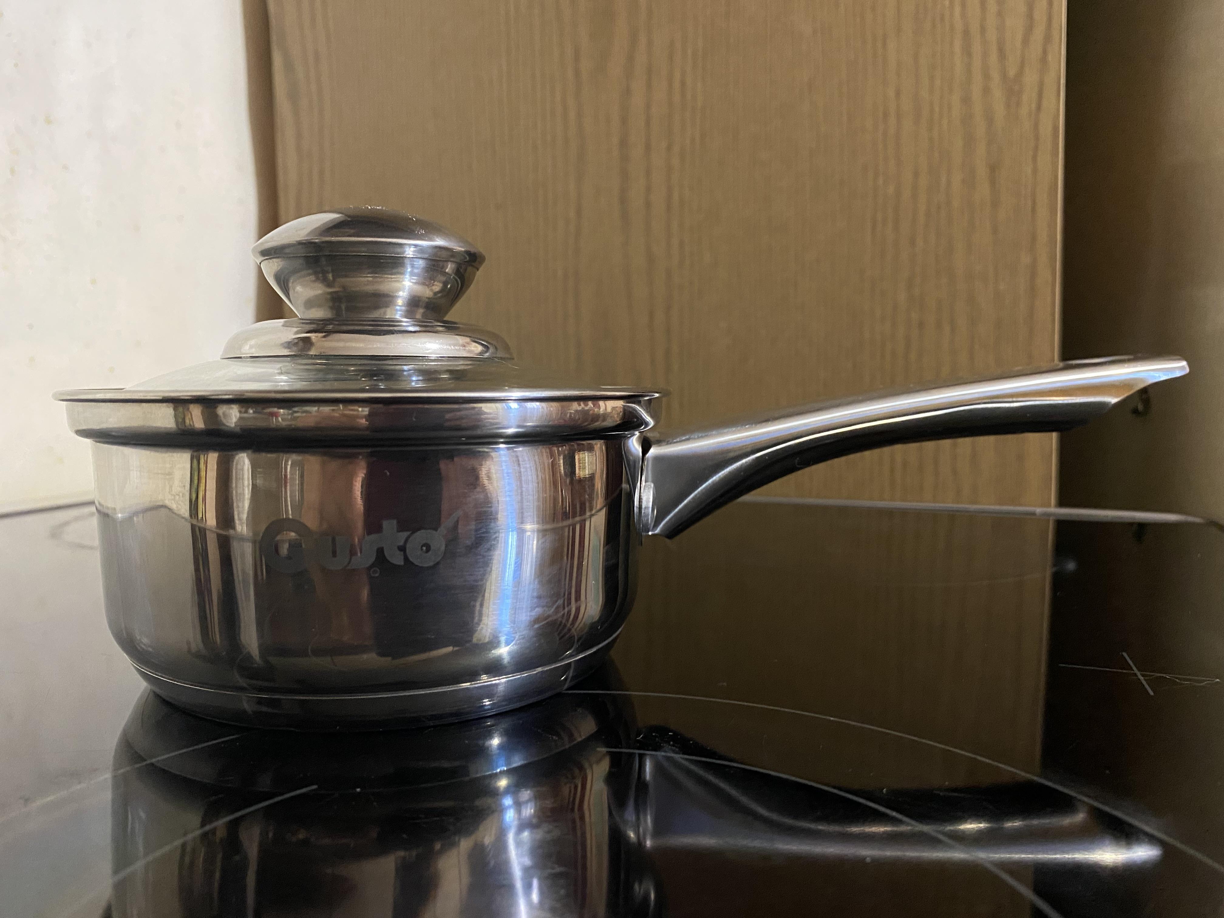 Ківш Gusto Solo GT-1203-12 12x6 см 0,5 л у реальних умовах використання від покупця Анна.