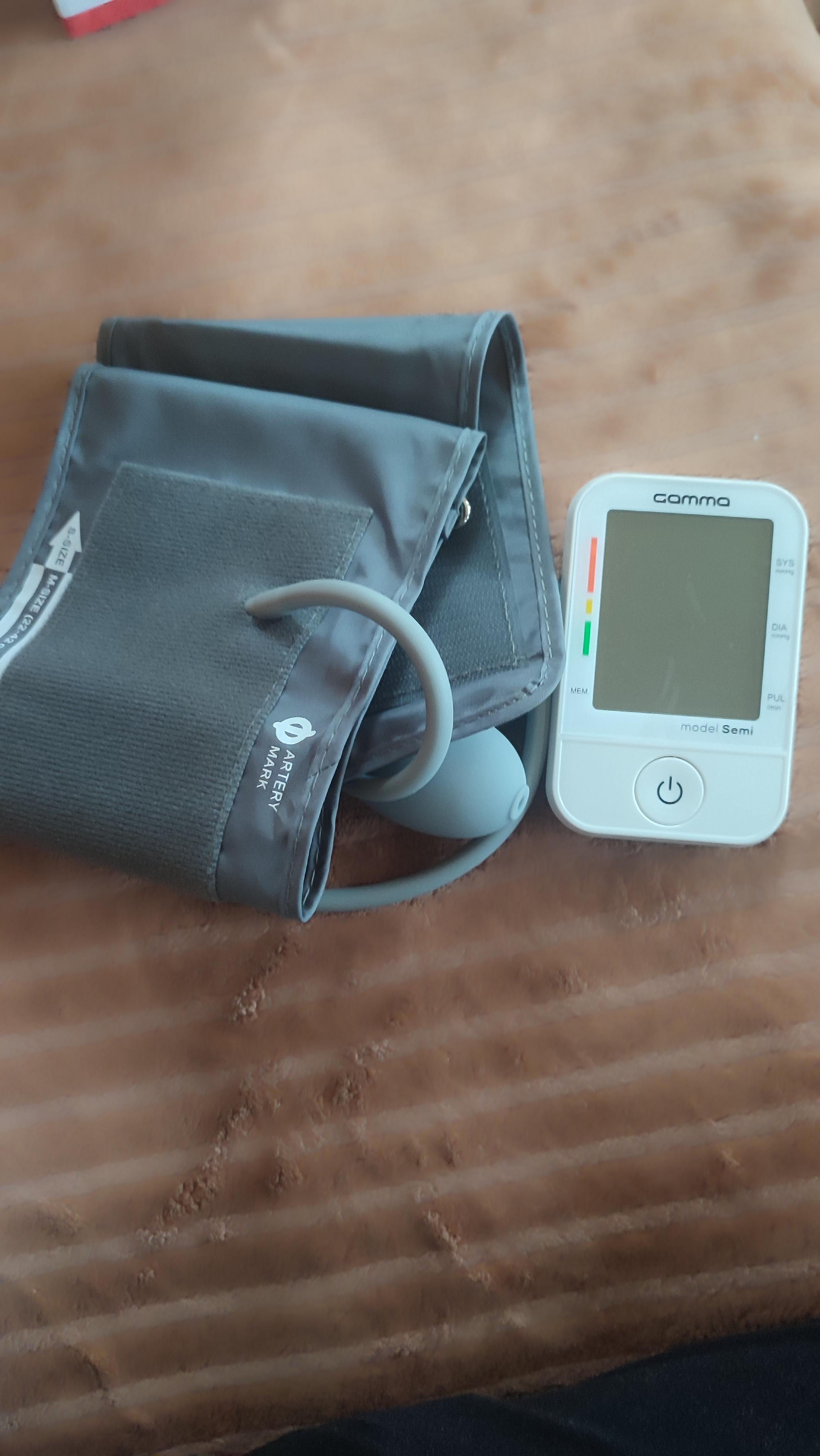 Тонометр напівавтоматичний Gamma 4Gen Semi (CO003625) у реальних умовах використання від покупця Наташа.