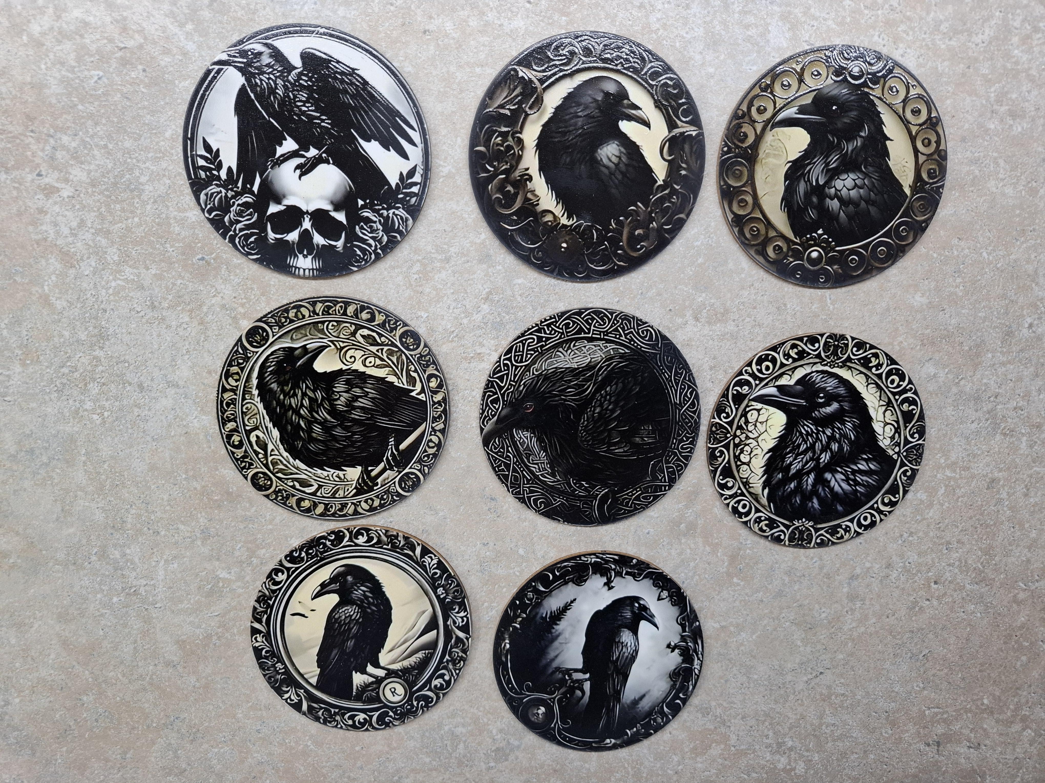 Фото: Набор деревянных подставок под чашки Ворон 8 шт., отправлено покупателем Максим Набор деревянных подставок под чашки Ворон 8 шт. в реальных условиях использования от покупателя Максим.