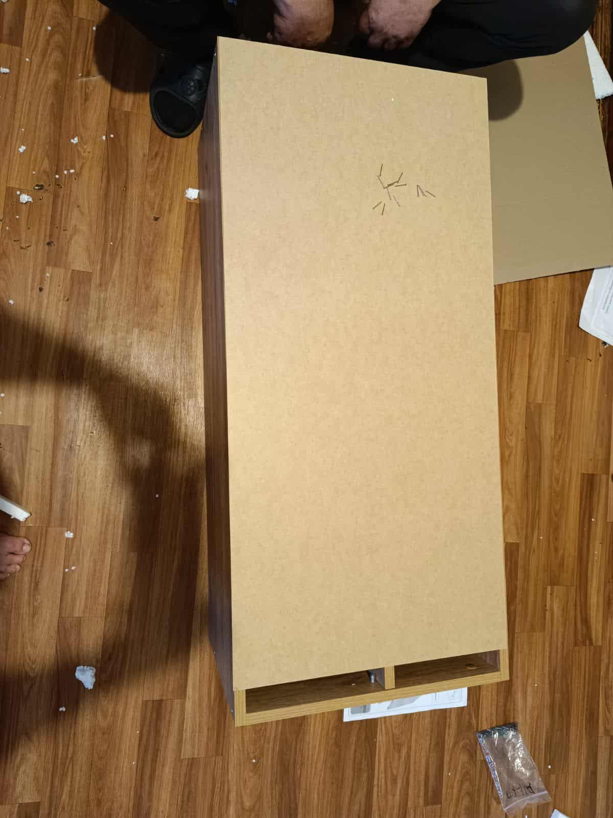 Тумба для взуття Alpen 1000x450x350 мм Дуб сонома (mh25-alpen-sonoma) у реальних умовах використання від користувача Голубів.