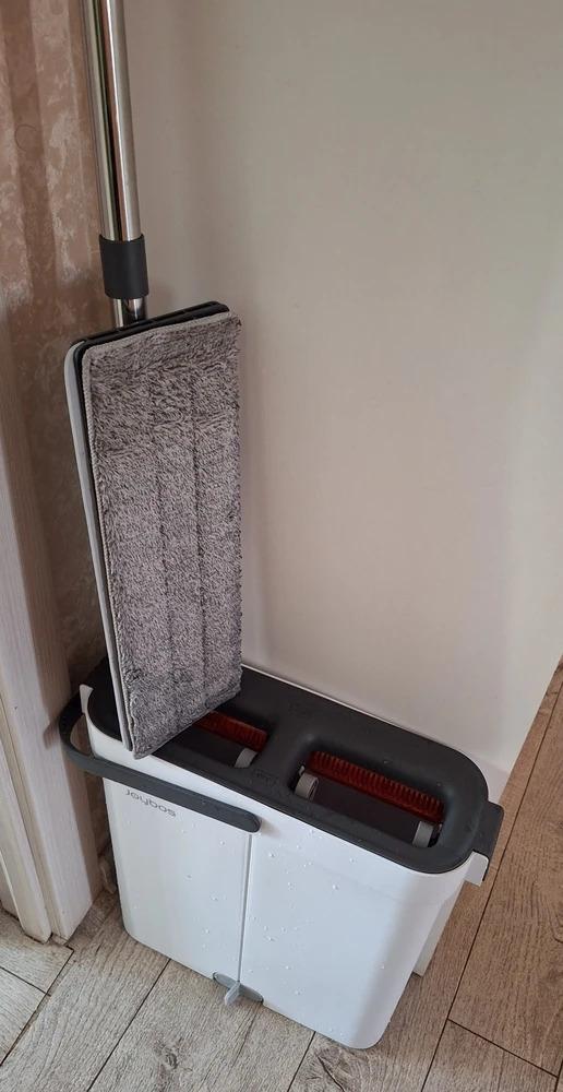 Фото: Набор швабра и ведро с отжимом Joybos Z86 (23711207), отправлено покупателем Олеся Набор швабра и ведро с отжимом Joybos Z86 (23711207) в реальных условиях использования от покупателя Олеся.