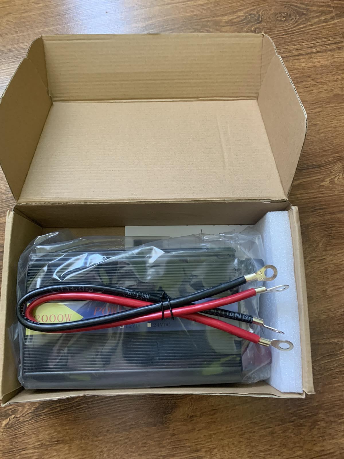 Автомобильный инвертор Power Inverter 12-220 V 2000W в реальных условиях использования от покупателя Альона.