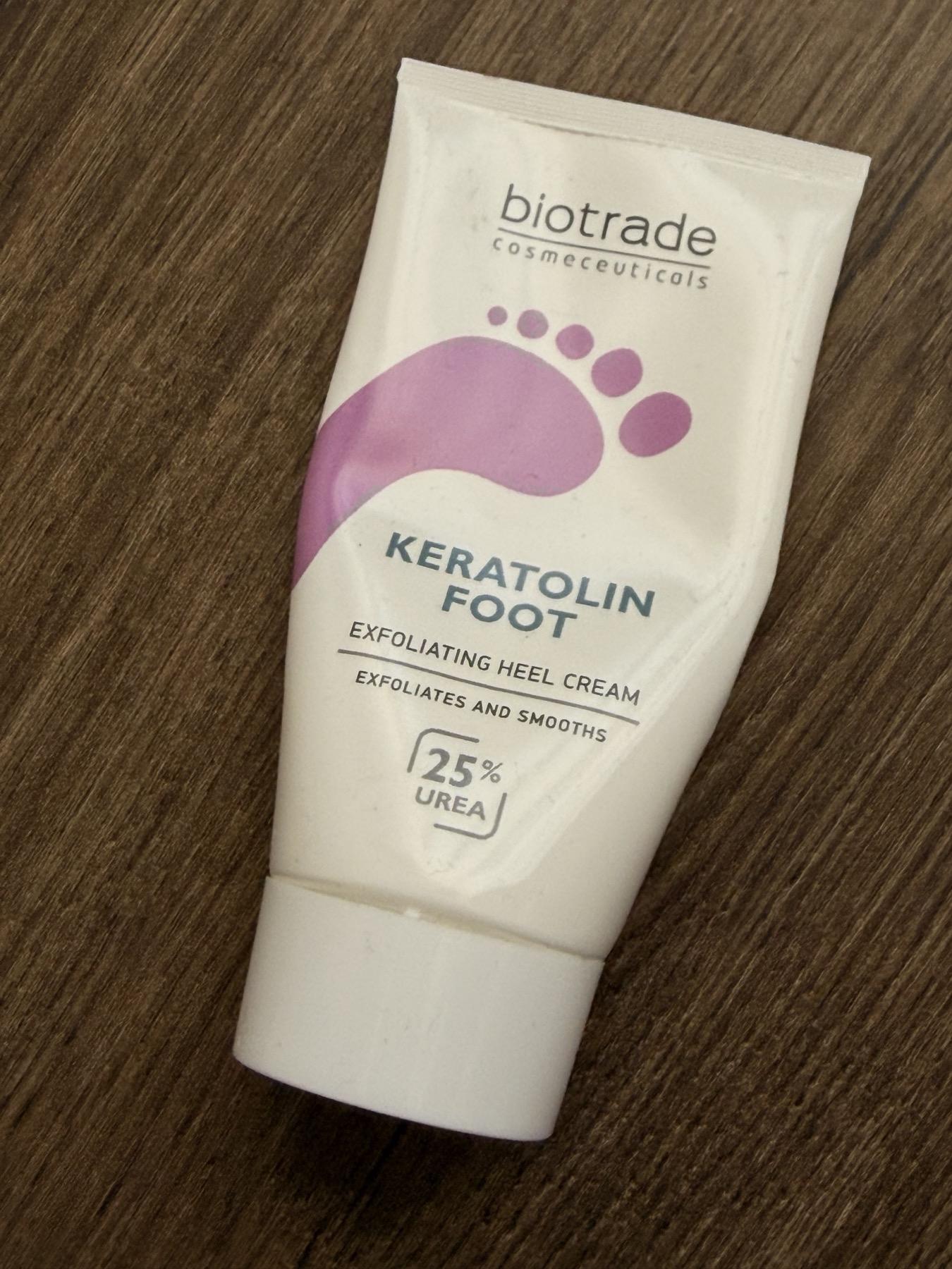 Крем для ног Keratolin Biotrade с 25 % мочевины Идеальные пяточки 50 мл в реальных условиях использования от пользователя Оксана.