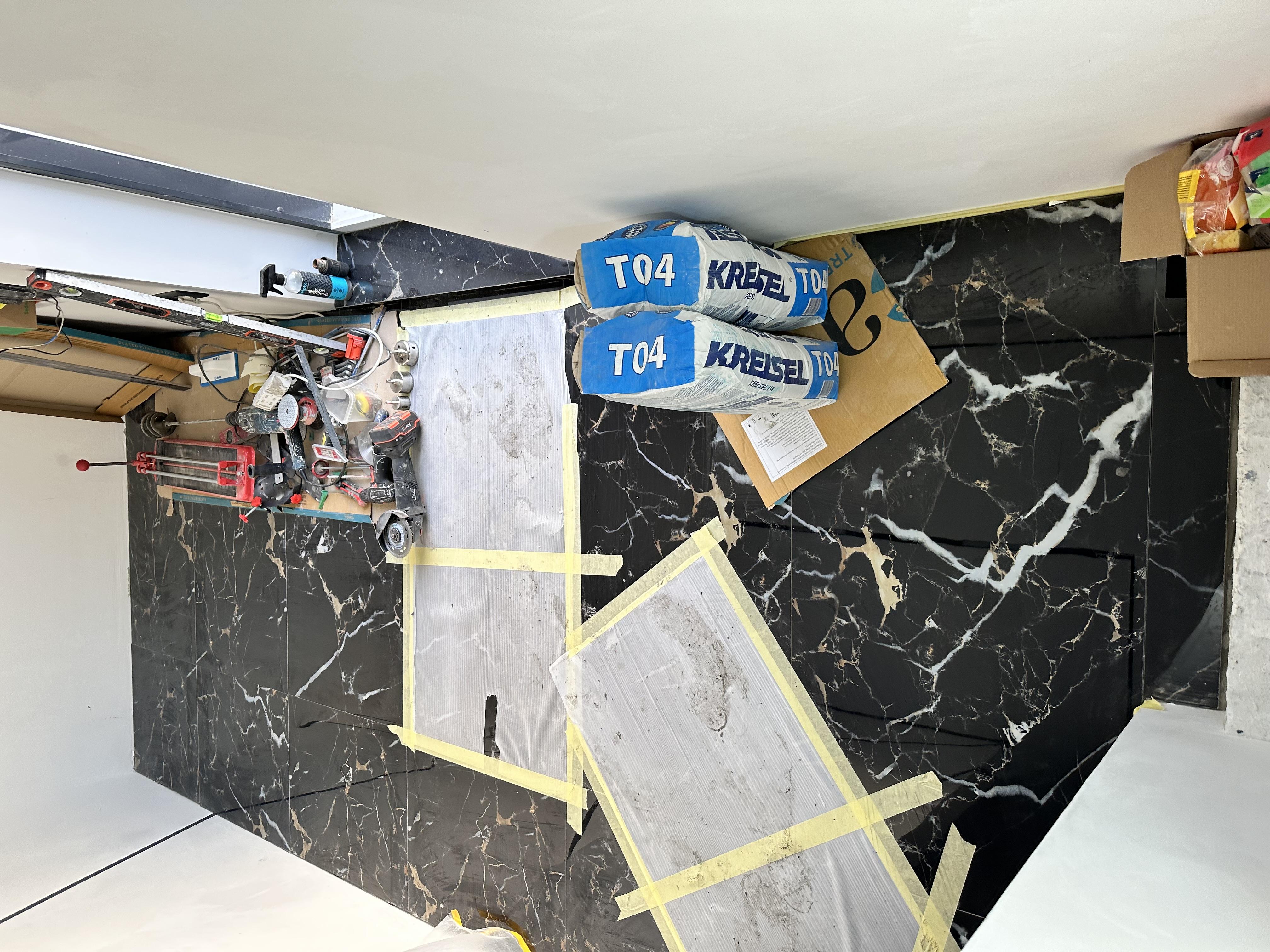 Клей для плитки KREISEL та натурального каменю високоеластичний NANOFIX T04 25 кг у реальних умовах використання від покупця Іван.