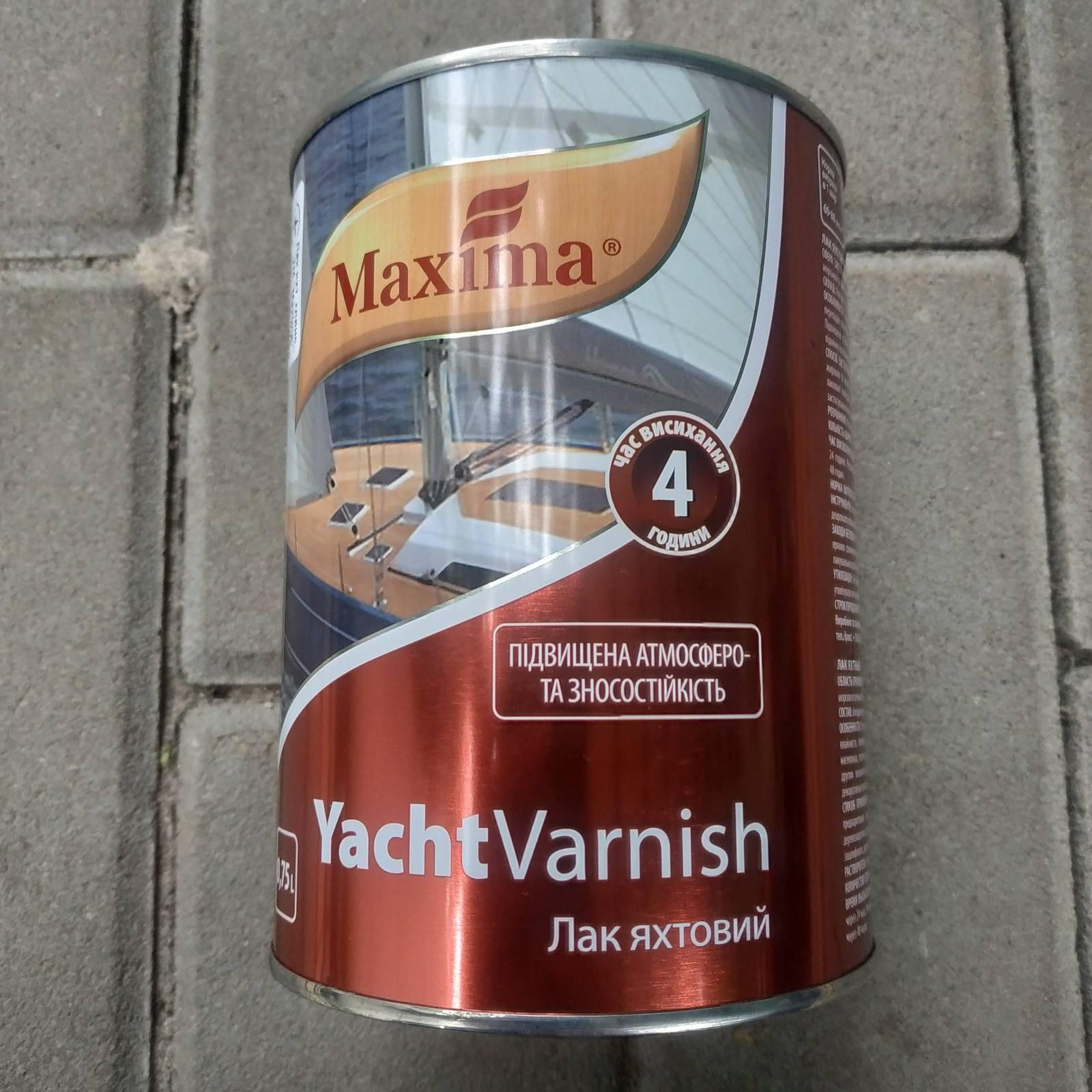 Лак високоякісний яхтвовий Maxima глянець безбарвний 0,75 л у реальних умовах використання від покупця Андрей.