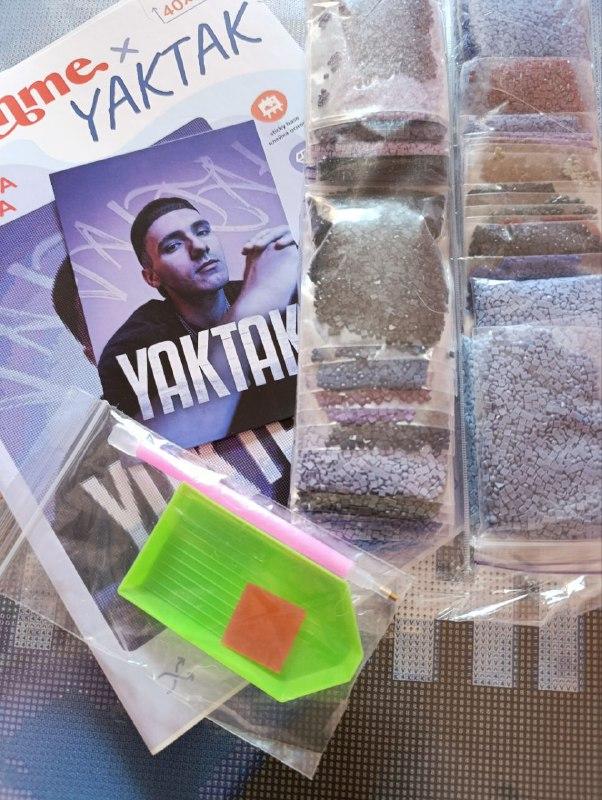Алмазна мозаїка YAKTAK Не мовчи 40x50 см Brushme у реальних умовах використання від покупця Стася.