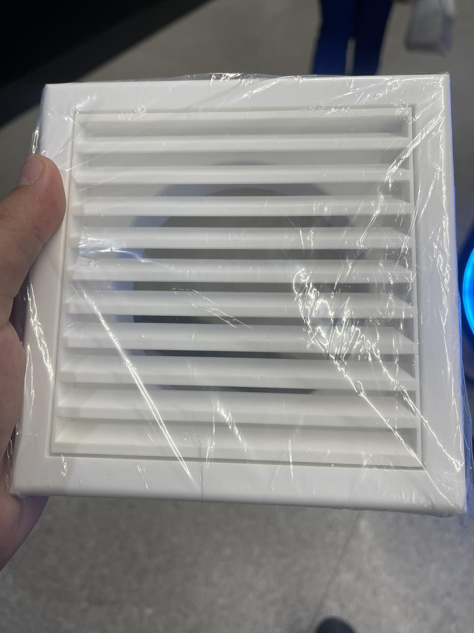 Решітка Вентс МВ 100В пластик білий у реальних умовах використання від покупця Роман.