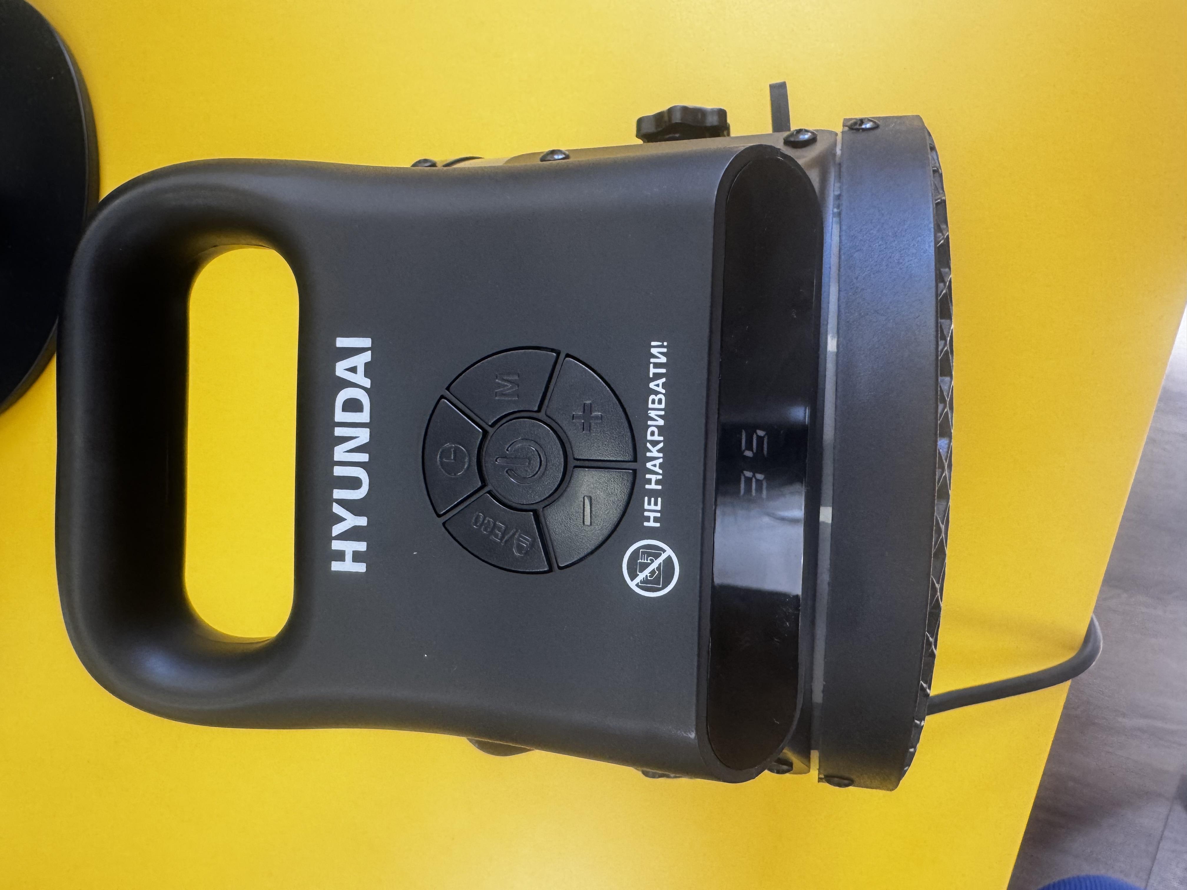 Тепловентилятор Hyundai HFH2002KR в реальных условиях использования от пользователя Дмитро.