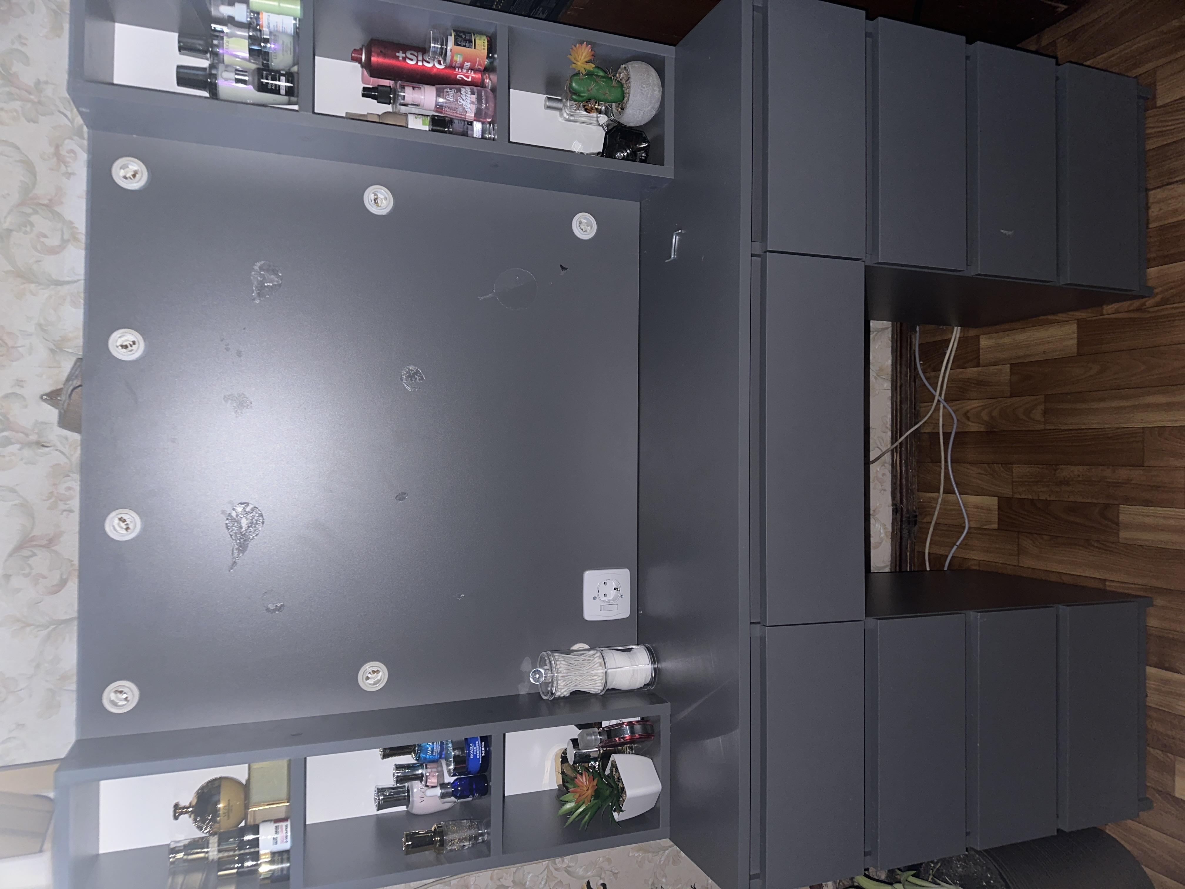 Туалетный столик с подсветкой ТЗ-Лайт Дабл 1600х1200х400 мм Белый в реальных условиях использования от покупателя Юлия.