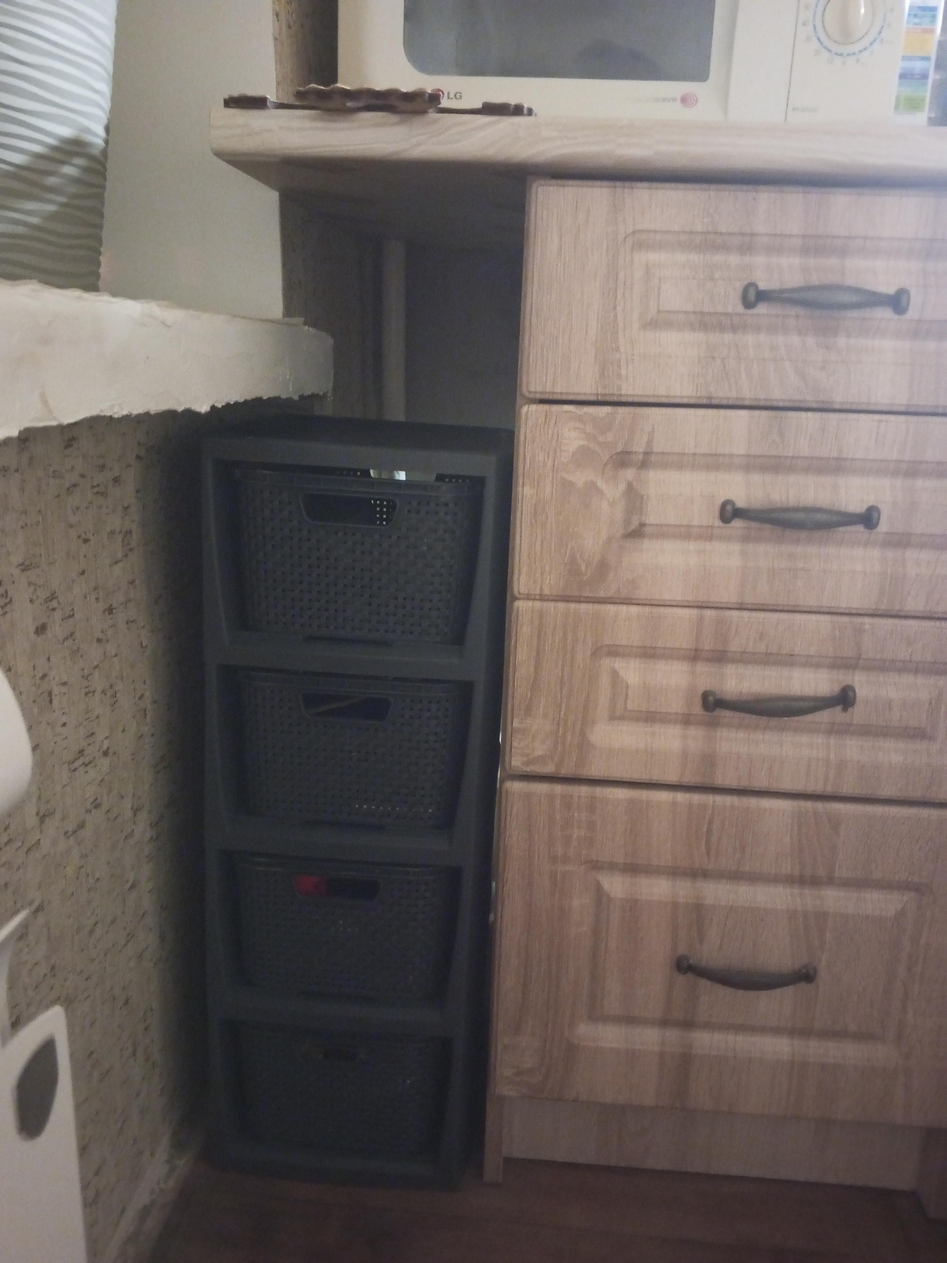 Комод пластиковая BranQ RATTAN антрацит 642x240x295 мм в реальных условиях использования от покупателя Ксенія.
