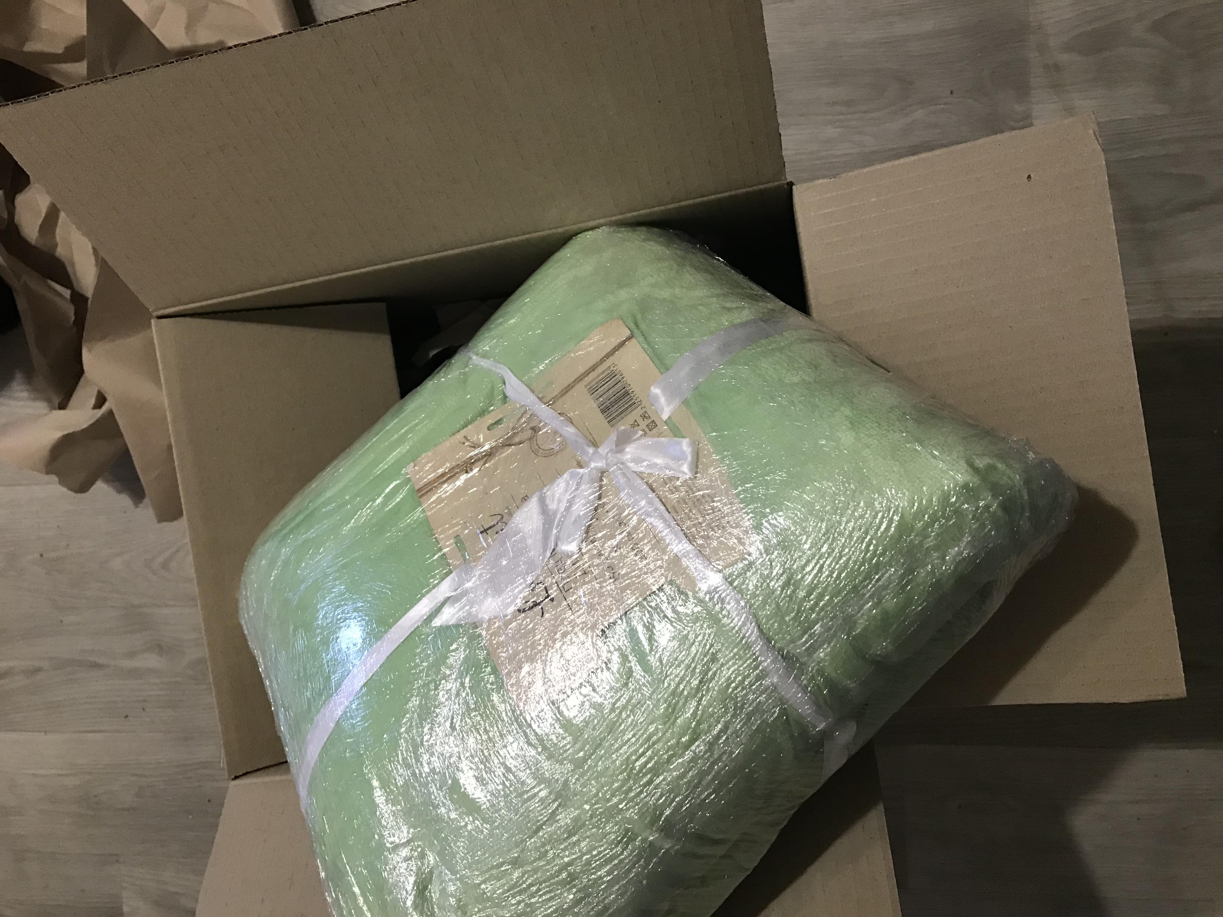Плед двосторонній із мікрофібри Sherpa 150x200 см в асортименті La Nuit у реальних умовах використання від користувача Денис.