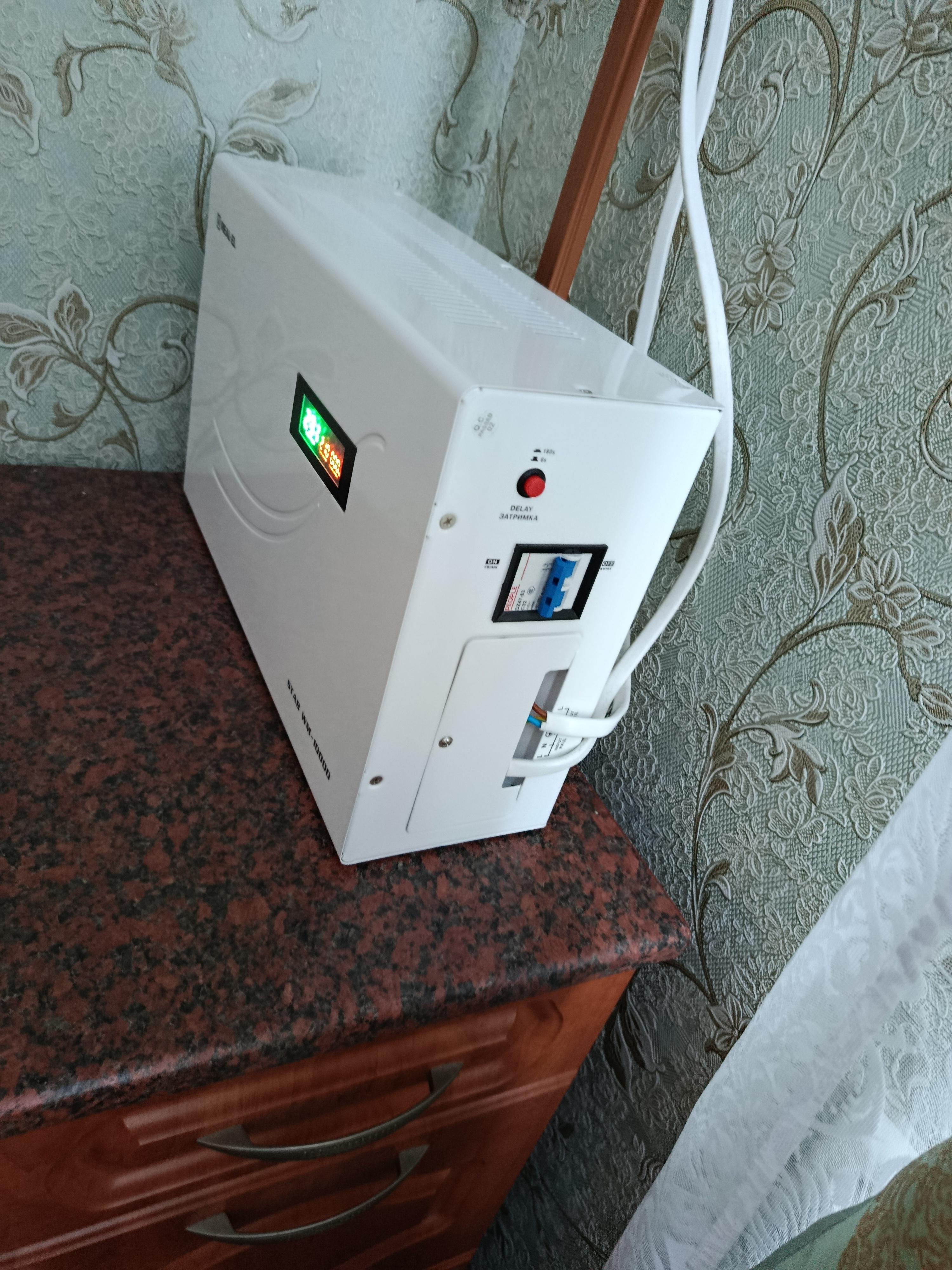 Стабилизатор напряжения Real-el STAB WM-10000 в реальных условиях использования от пользователя Олексій.