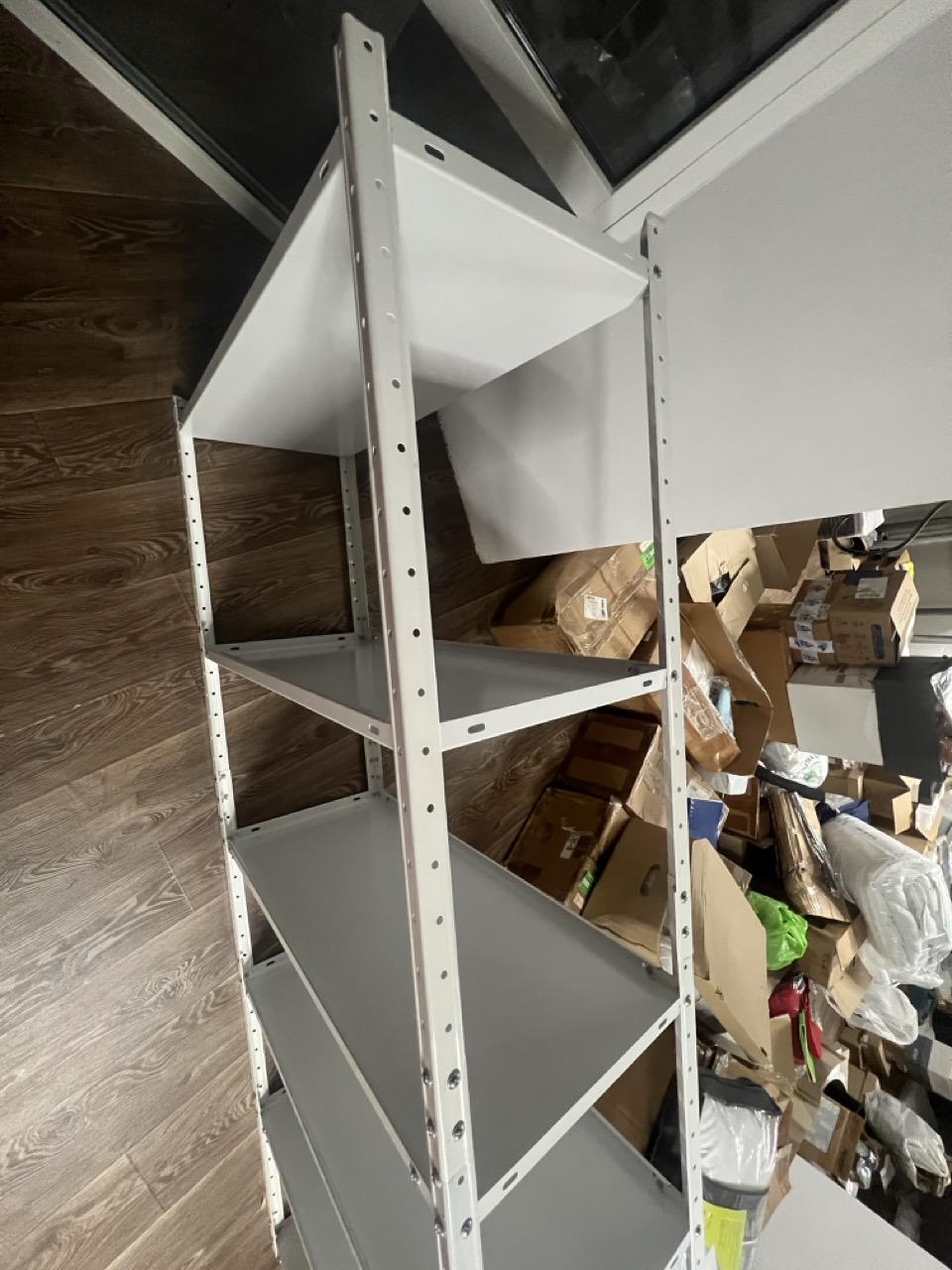 Стелаж 2100x950x400 мм Гранд білий метал полиці 6 шт. фарбований у реальних умовах використання від користувача Дмитро.