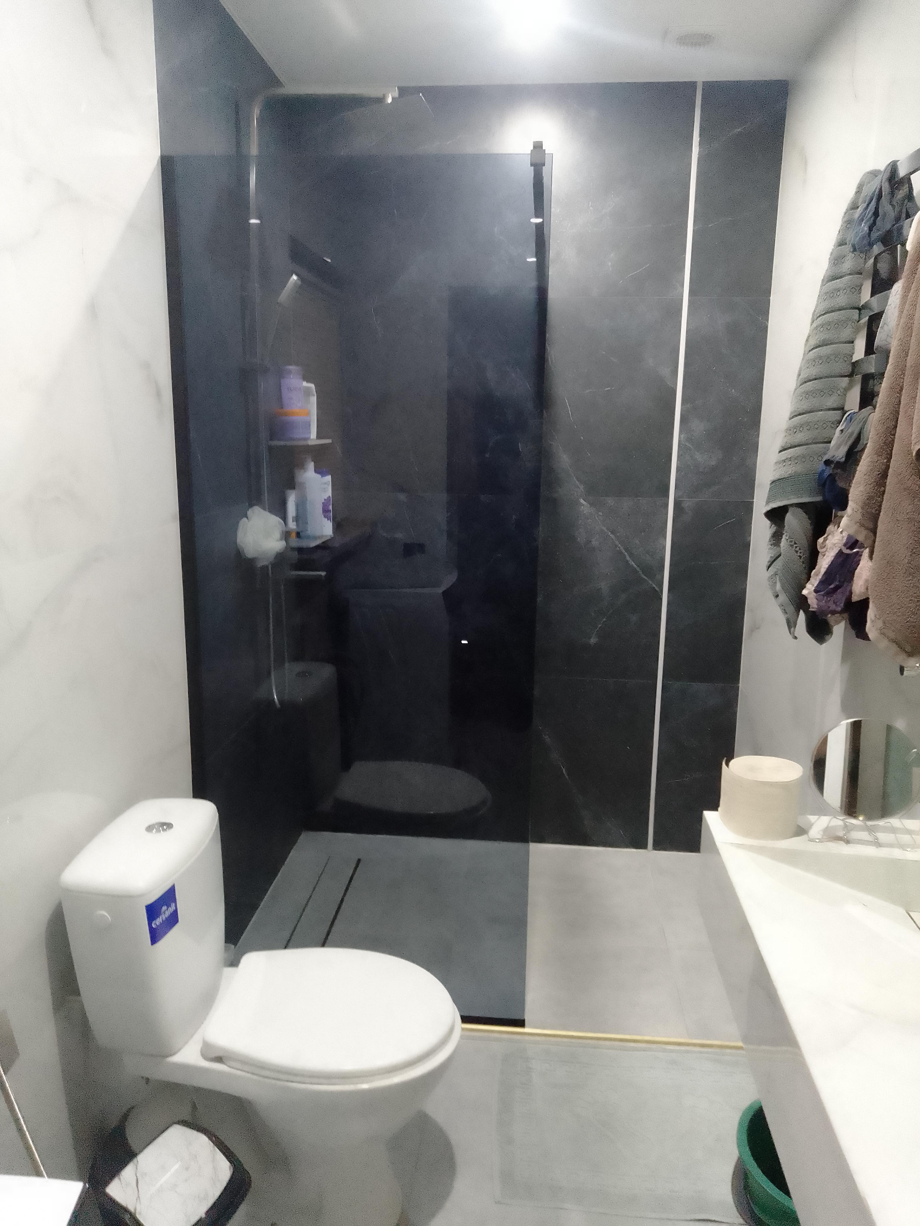 Стенка душевая DP SCR-02(GR)-(195х90) в реальных условиях использования от покупателя Андрій.