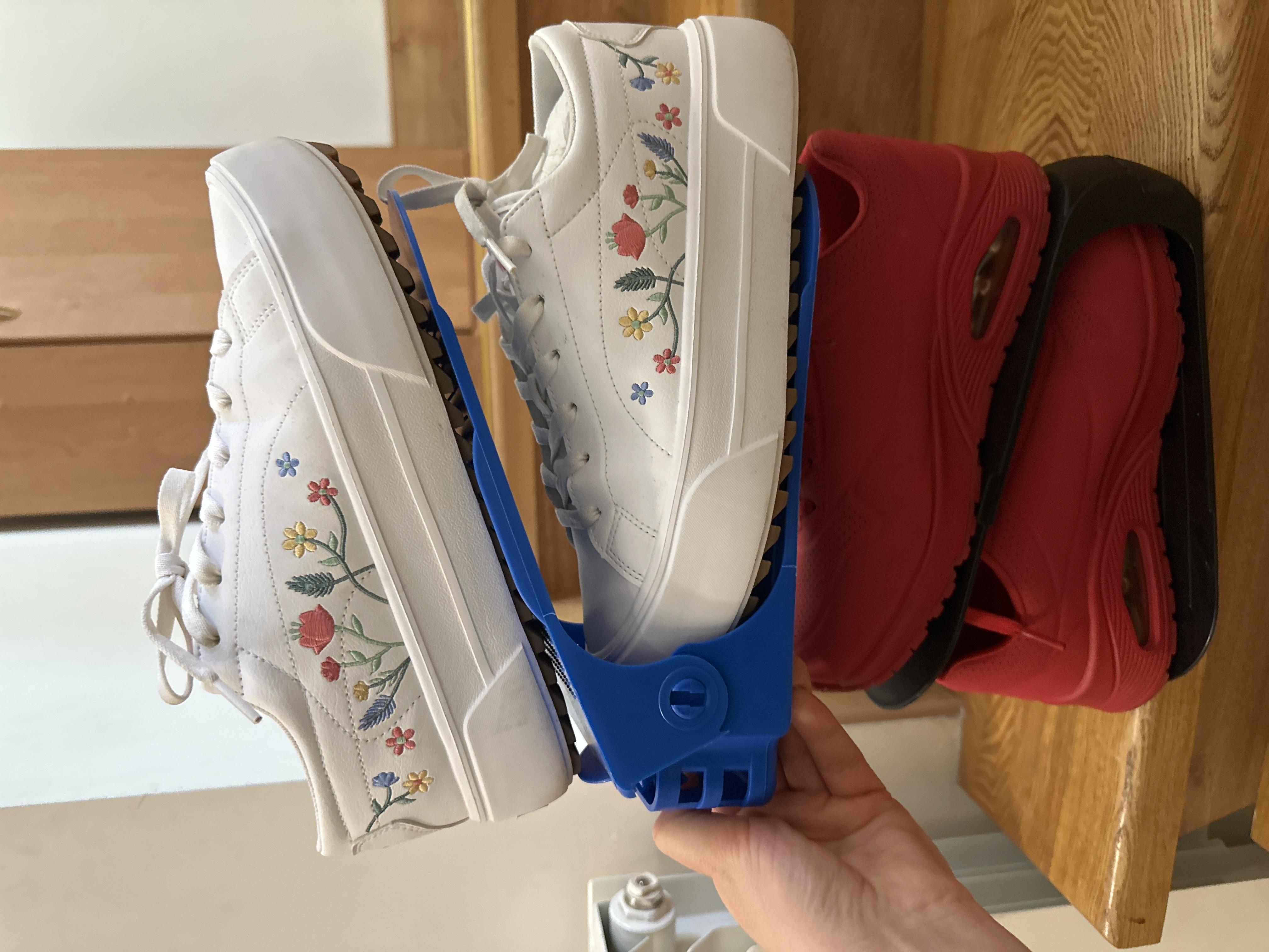 Фото: Підставка-органайзер для взуття Білий (154), надіслане покупцем Інна Підставка-органайзер для взуття Білий (154) у реальних умовах використання від покупця Інна.