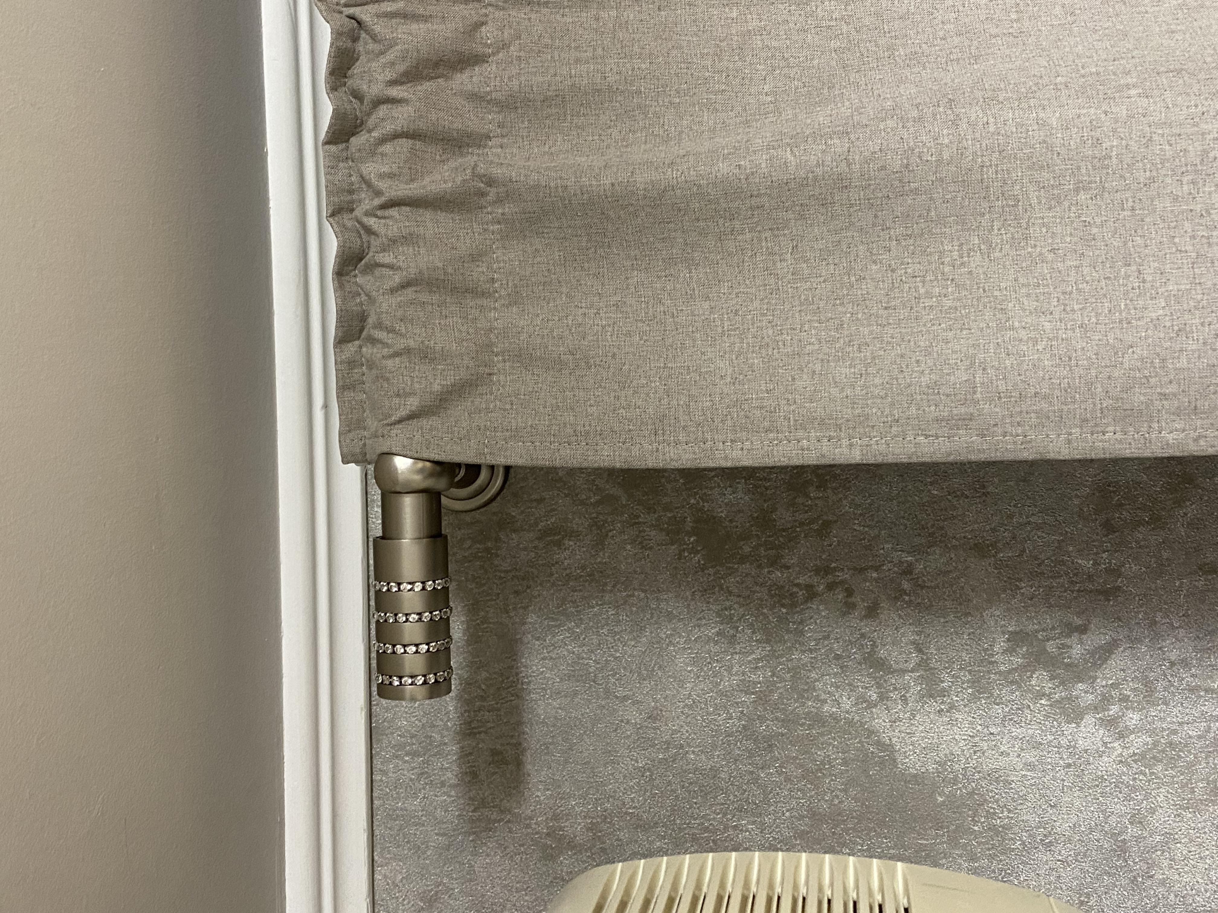 Карниз Quadrum Барамела гладкая штанга одинарный открытый 25 мм 200 см Белый (46976617) в реальных условиях использования от покупателя Анастасія.