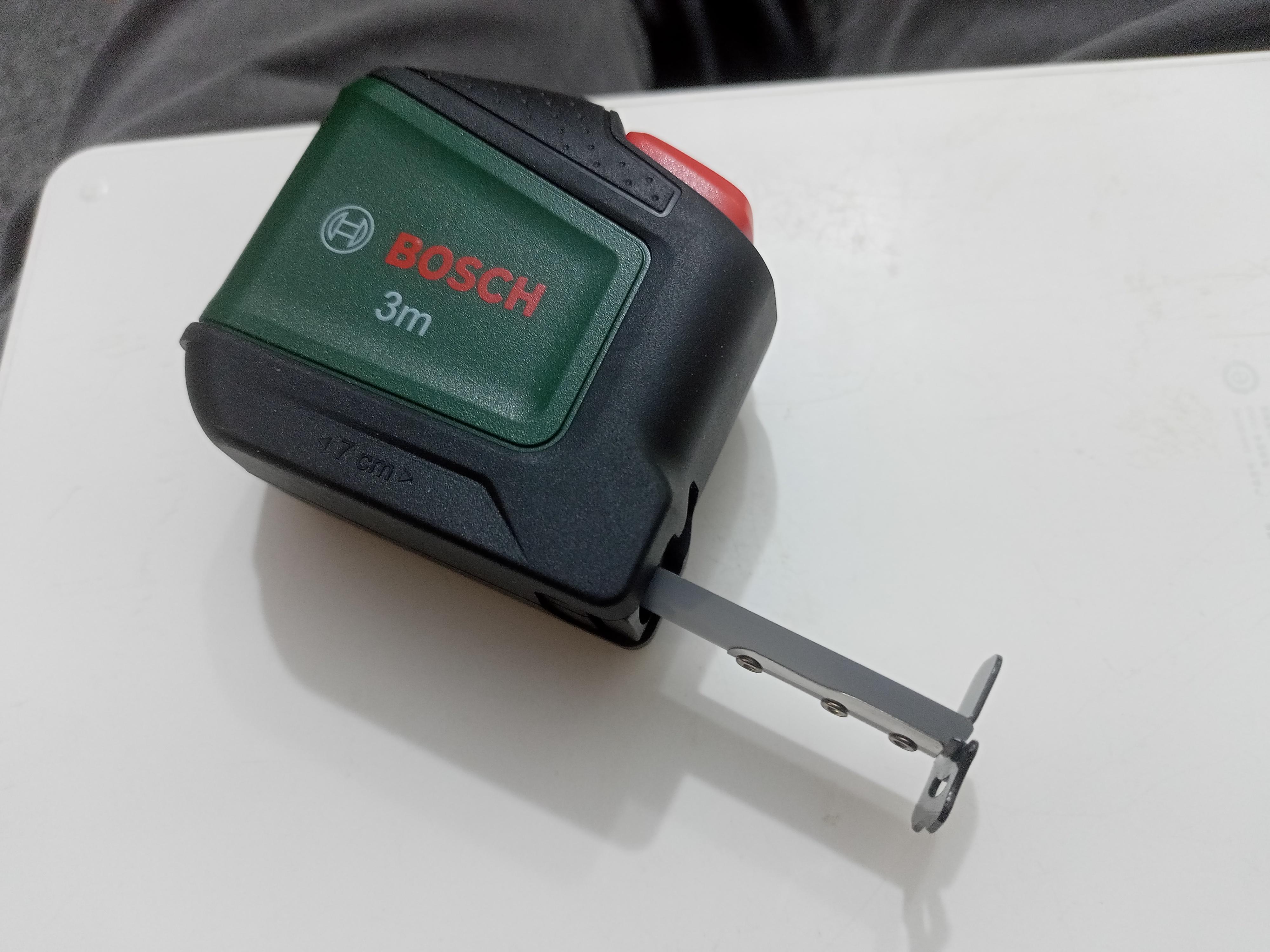 Рулетка Bosch 1600A027PJ 3 м x 19 мм в реальных условиях использования от покупателя Роман.