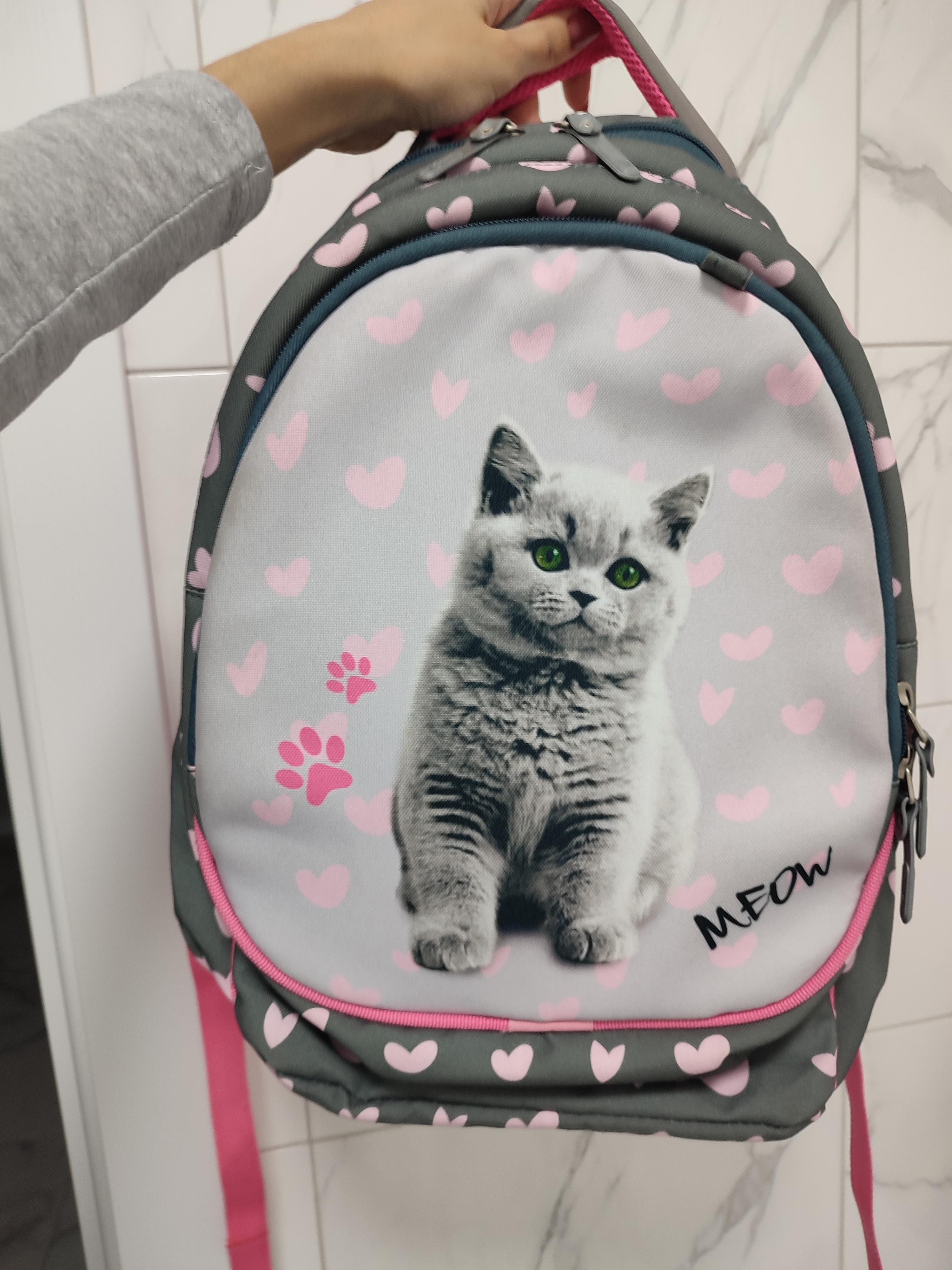 Рюкзак Nota Bene Butterfly meow сірий 23 л 565/137 у реальних умовах використання від користувача Марія.