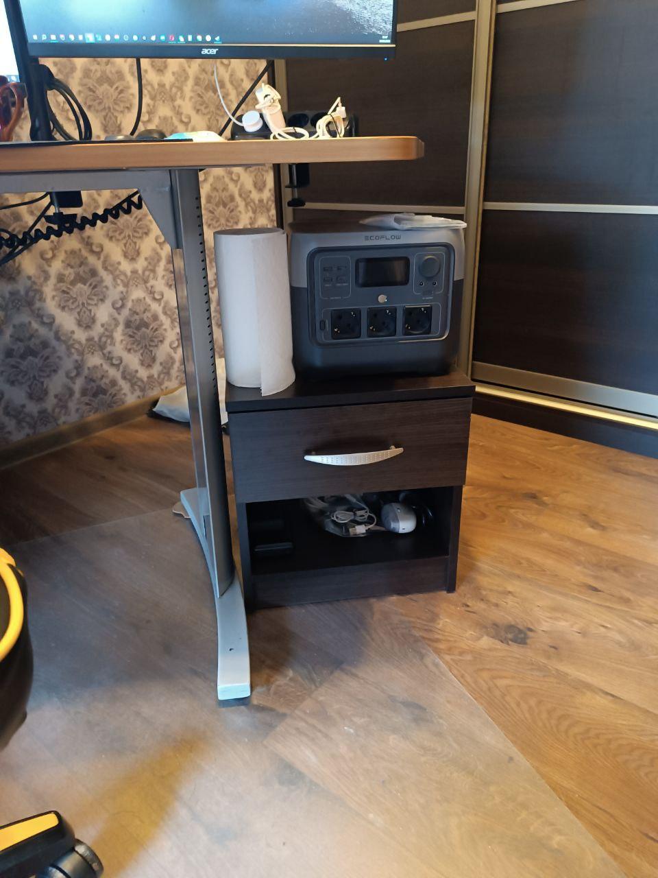 Тумба прикроватная Moreli GT-25 386x410x292 мм Белый в реальных условиях использования от покупателя Сергій.