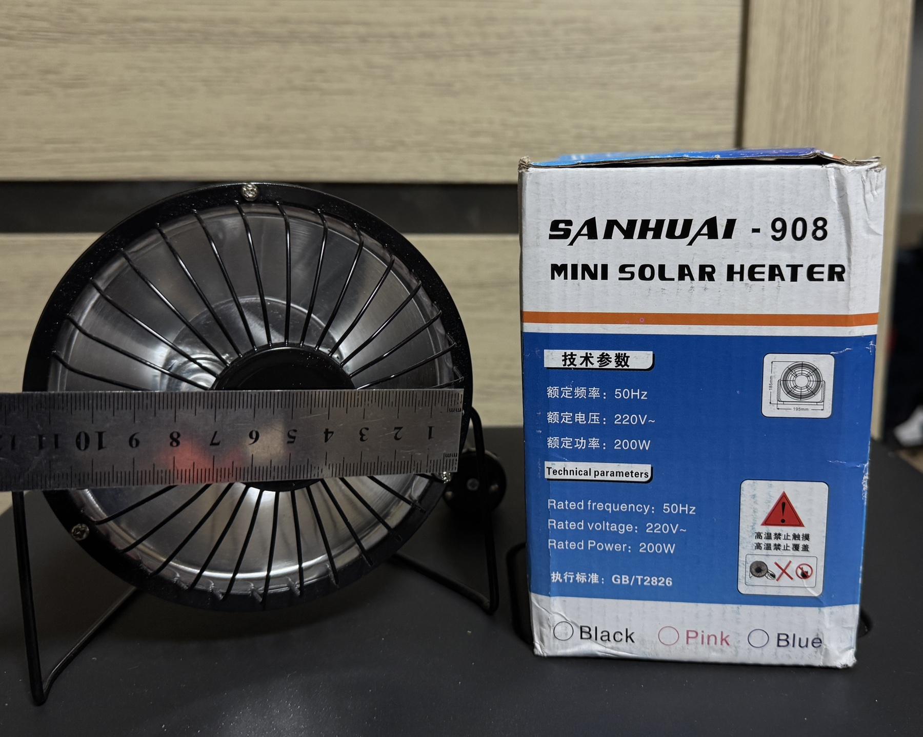 Нагрівач настільний електричний інфрачервоний кварцовий (RS-HT08) у реальних умовах використання від покупця Алиса.