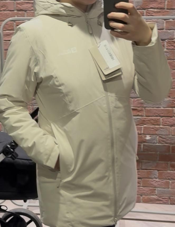 Куртка жіноча зимова Jack Wolfskin HEIDELSTEIN INS JKT W 1115681_A0056 р.L бежева у реальних умовах використання від користувача Альона.