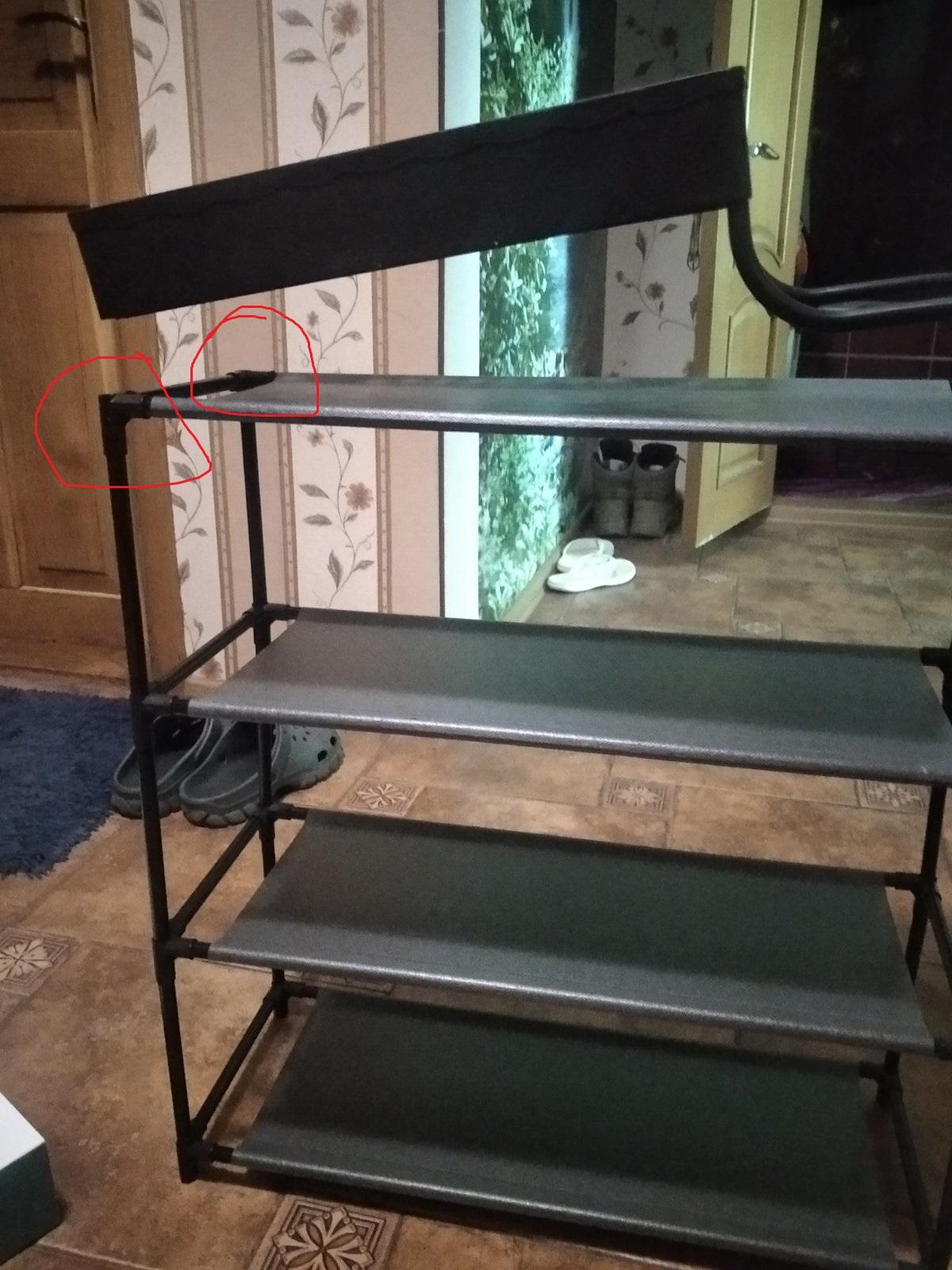 Фото: Полиця для взуття Shoe Rack (21724974), надіслане покупцем Олена Полиця для взуття Shoe Rack (21724974) у реальних умовах використання від покупця Олена.