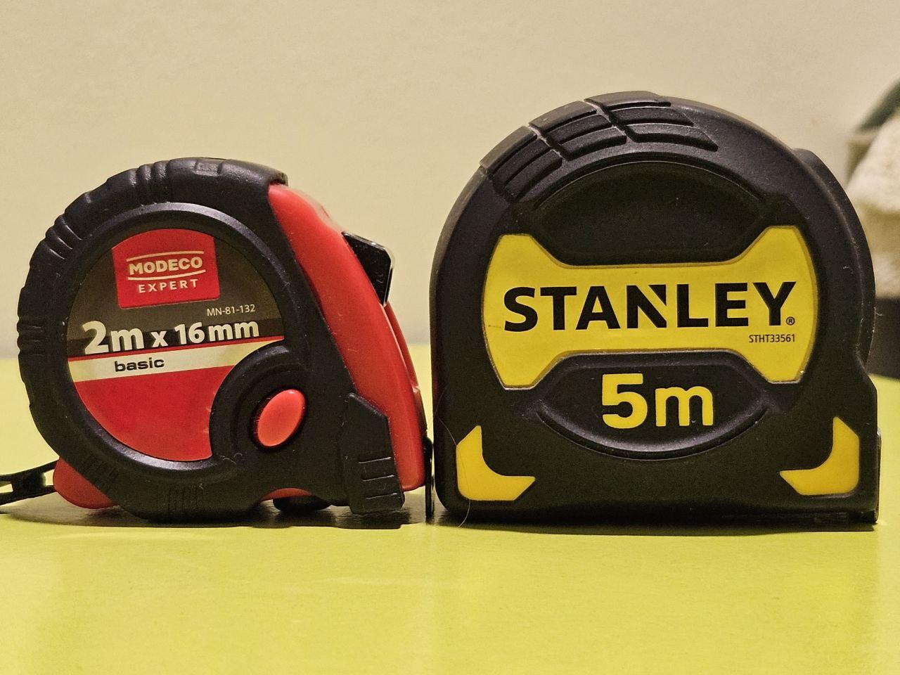 Рулетка Modeco MN-81-132 2 м x 16 мм в реальных условиях использования от покупателя Сергій.