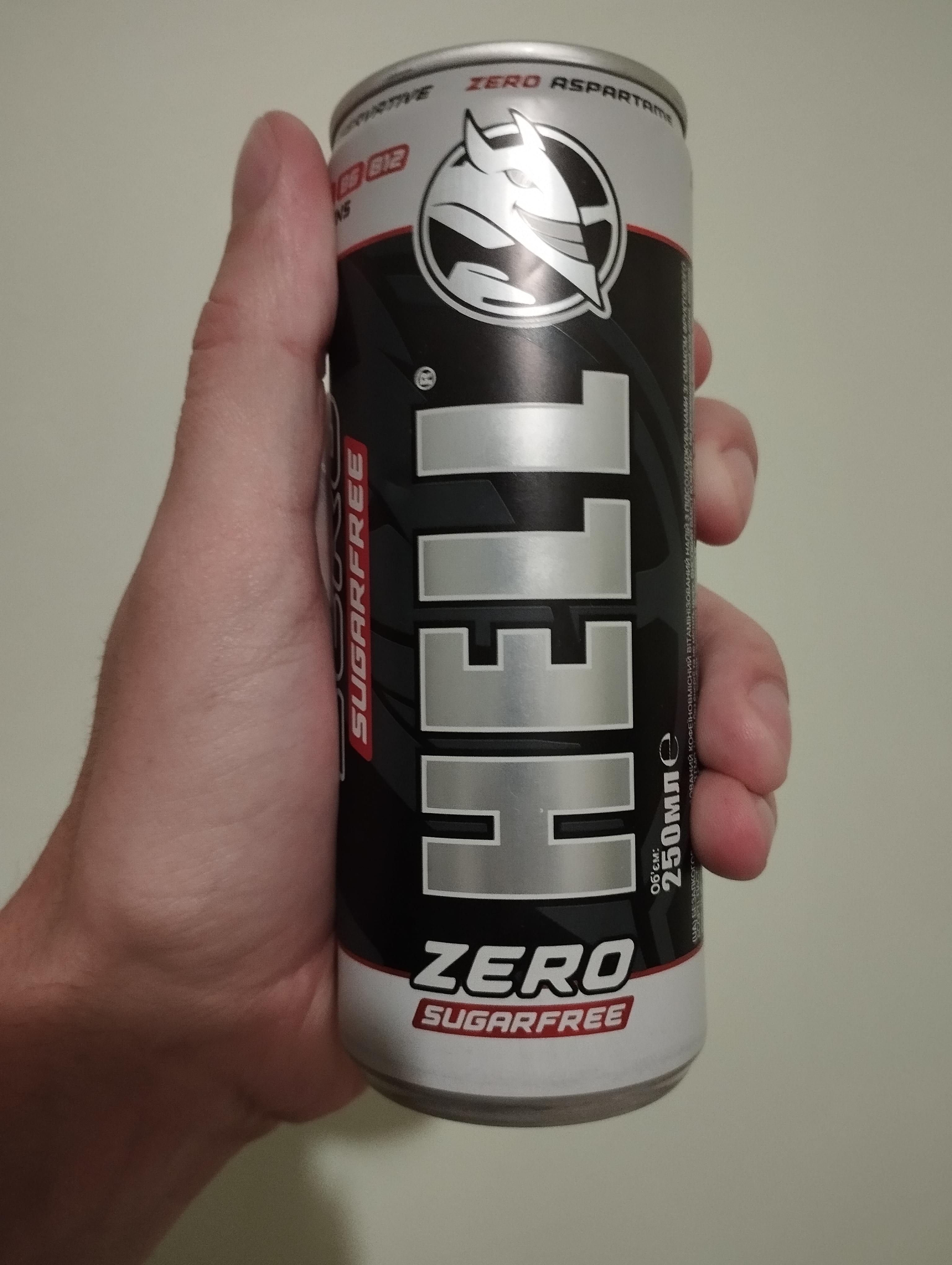 Энергетический напиток HELL Zero Classic 0,25 л в реальных условиях использования от покупателя Тимур.