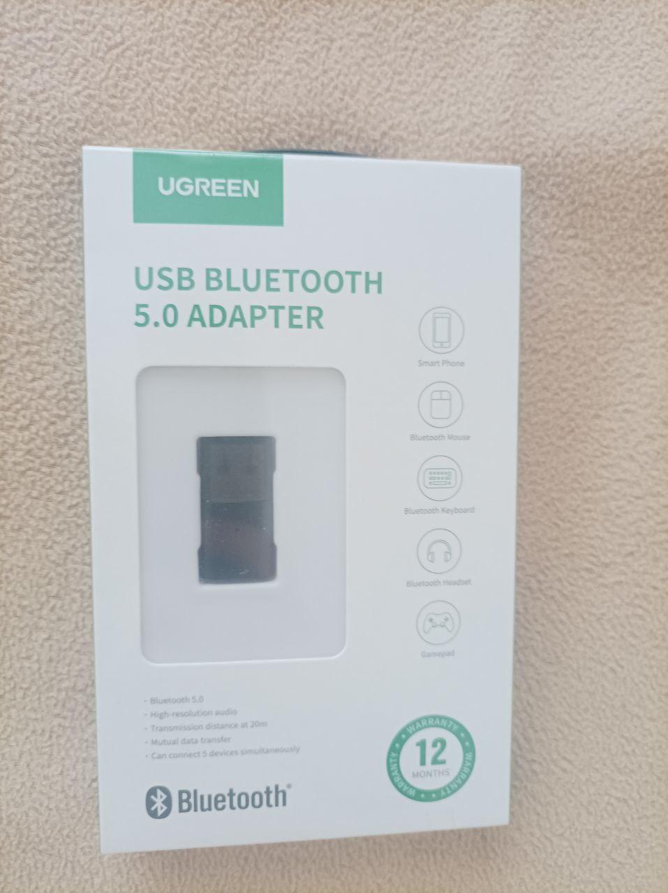Адаптер UGREEN US192 USB Bluetooth 4.0 Adapter (30524) в реальных условиях использования от покупателя ШУЛЬЖЕНКО.