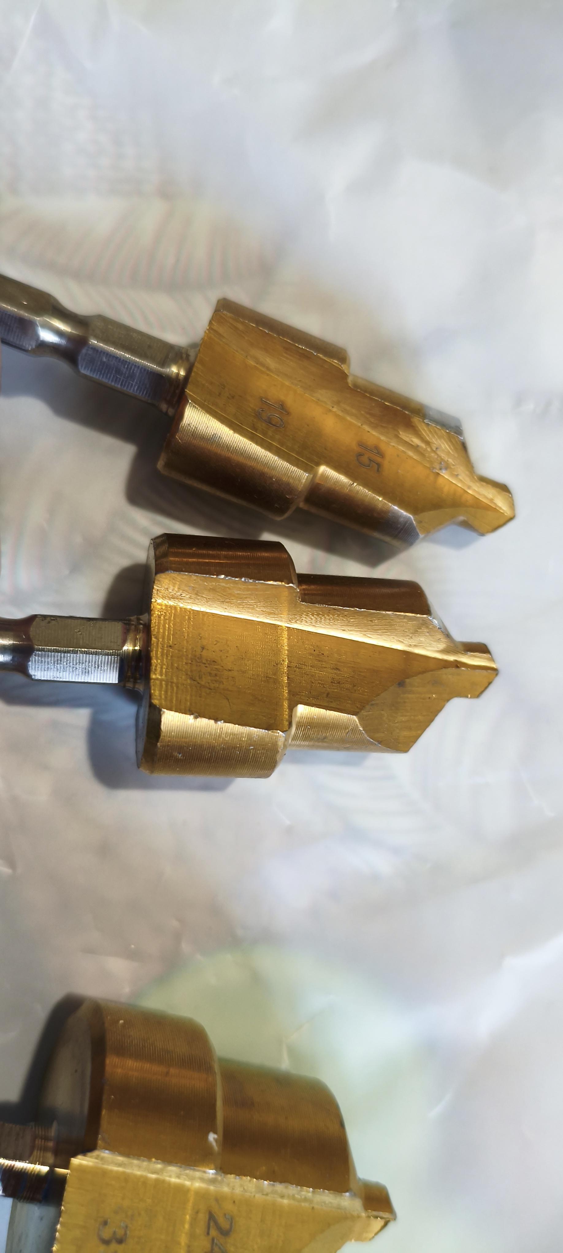 Комплект ступеневих свердл для ПВХ/PPR труб для відновлення фітингів 20/25/32 мм у реальних умовах використання від покупця Євген.