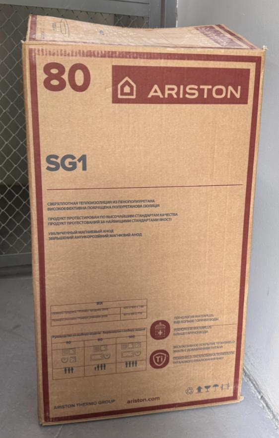 Бойлер Ariston SG1 50 V EU в реальных условиях использования от покупателя Олександр.