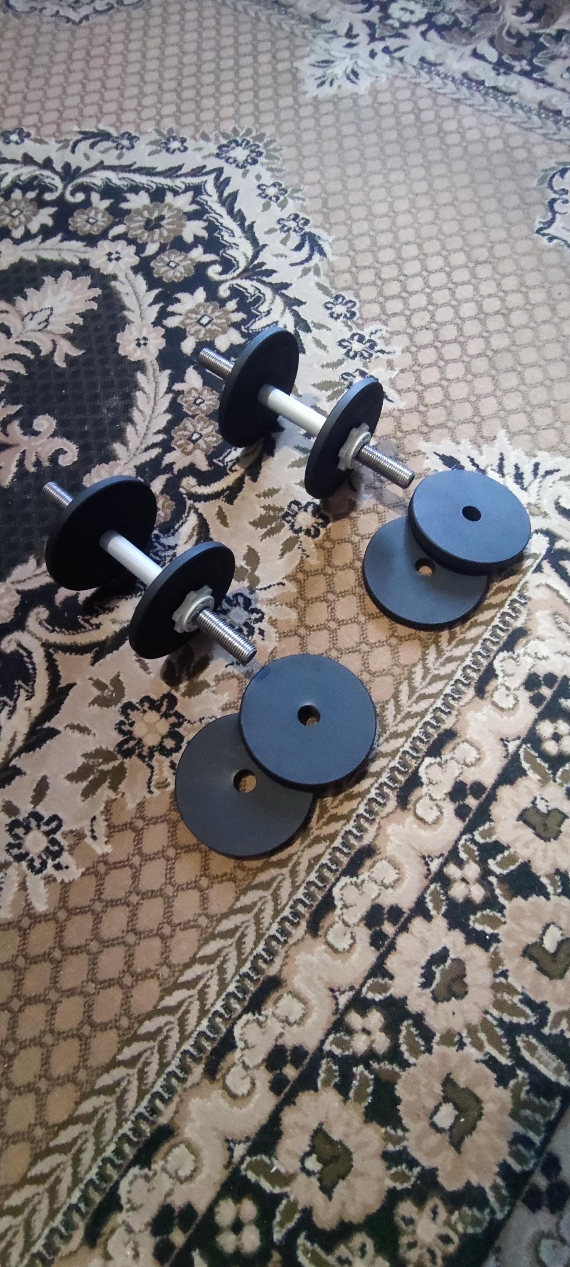 Гантели наборные ТокГан-0228 металлические 56 кг в реальных условиях использования от пользователя Вадим.