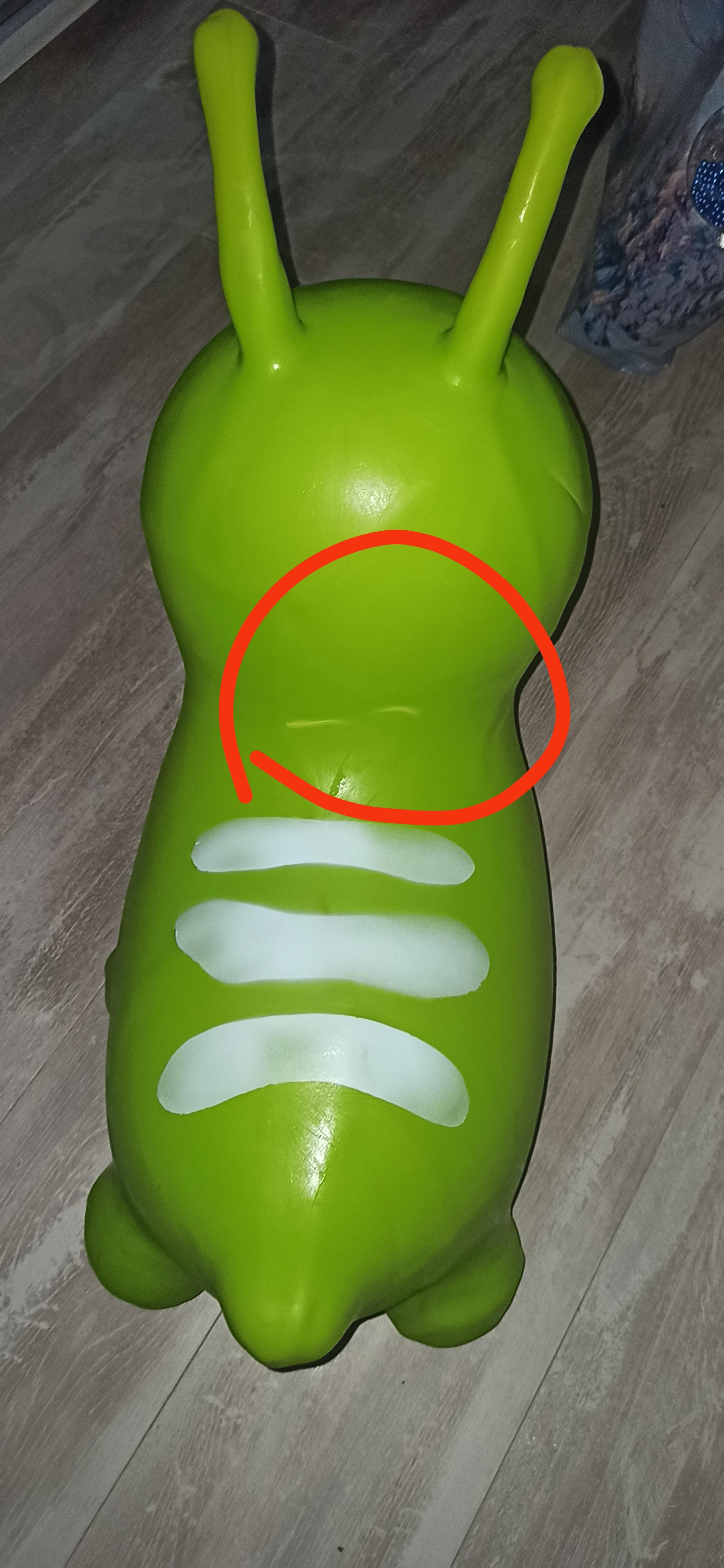 Попрыгунчик Гусеница RB2311 в реальных условиях использования от покупателя Ірина.