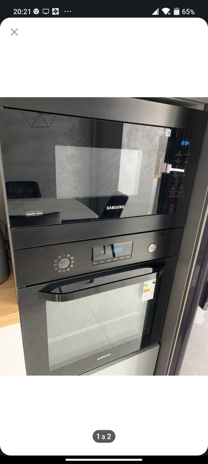 Вбудовувана мікрохвильова піч Samsung MG22M8054AK/UA у реальних умовах використання від користувача Олег.