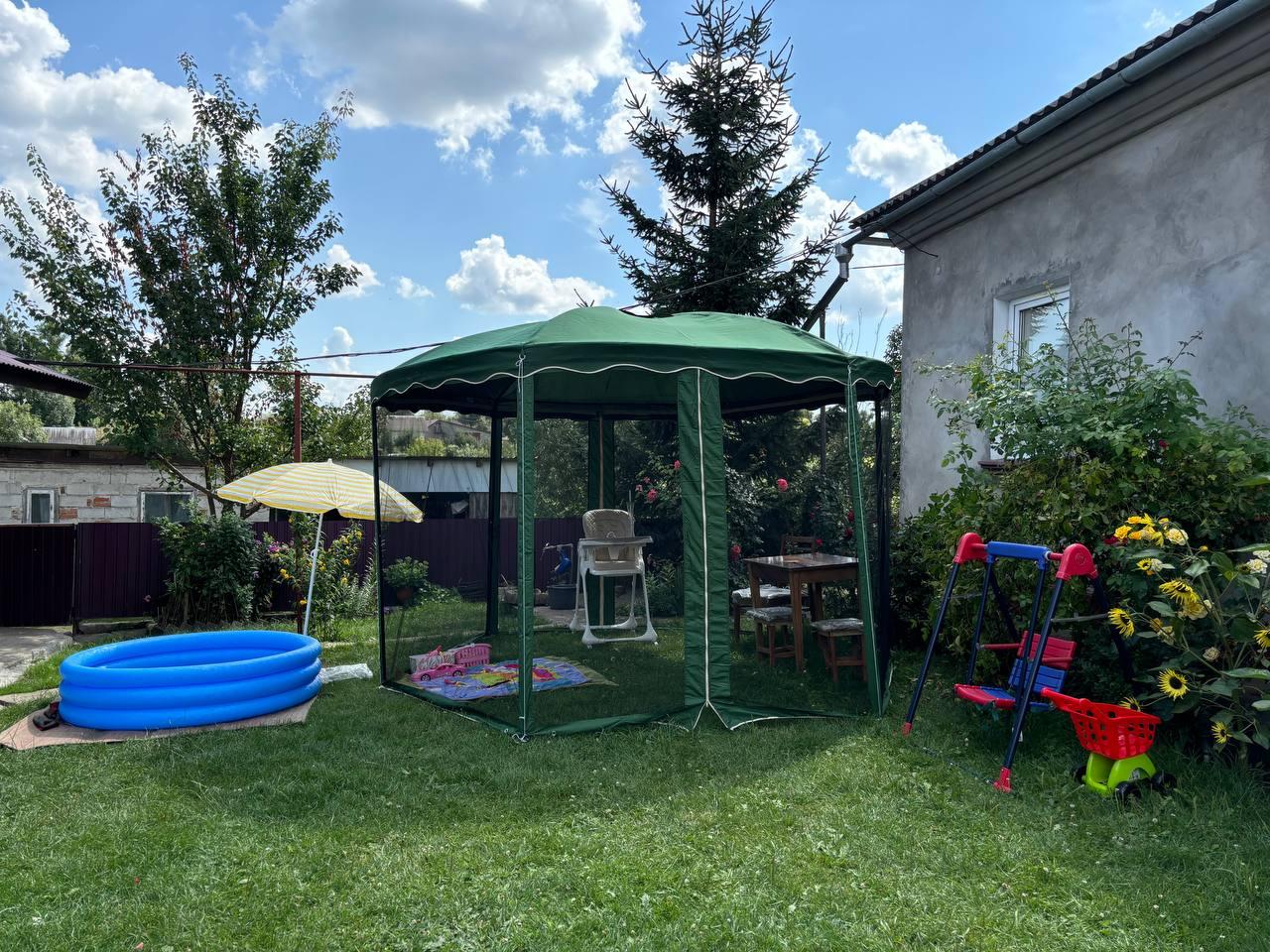 Фото: Павильон садовый шестиугольный тканевый с москитной сеткой 3,6 м, отправлено пользователем Христина Павильон садовый шестиугольный тканевый с москитной сеткой 3,6 м в реальных условиях использования от пользователя Христина.