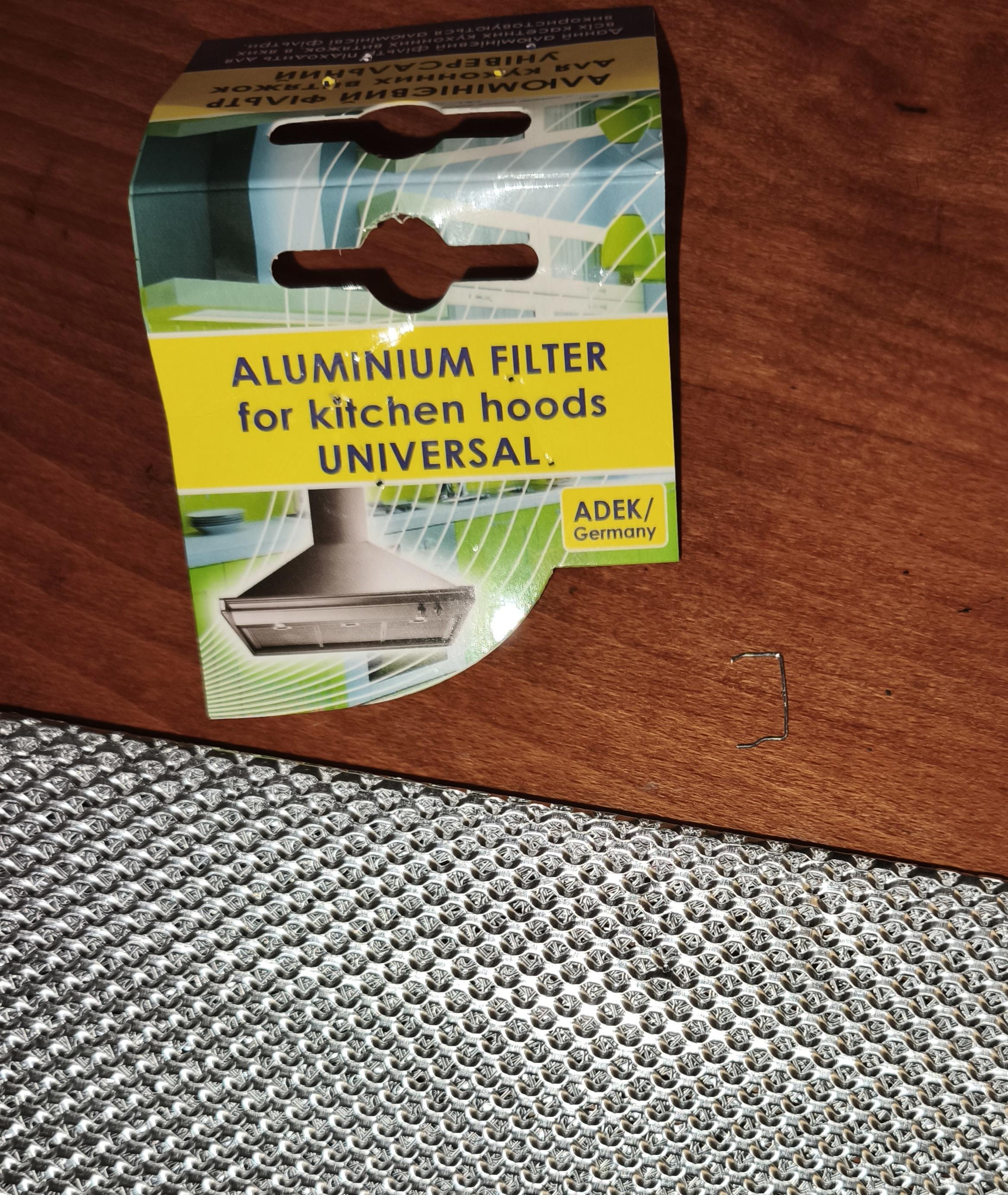 Фильтр алюминиевый Ciarko А-3 400x300 мм в реальных условиях использования от покупателя Олексій.