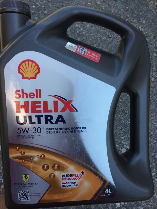 Моторна олива синтетична SHELL Helix Ultra 5W-30 5 л (ТОВ-У512781) у реальних умовах використання від користувача Роман Сергійович.